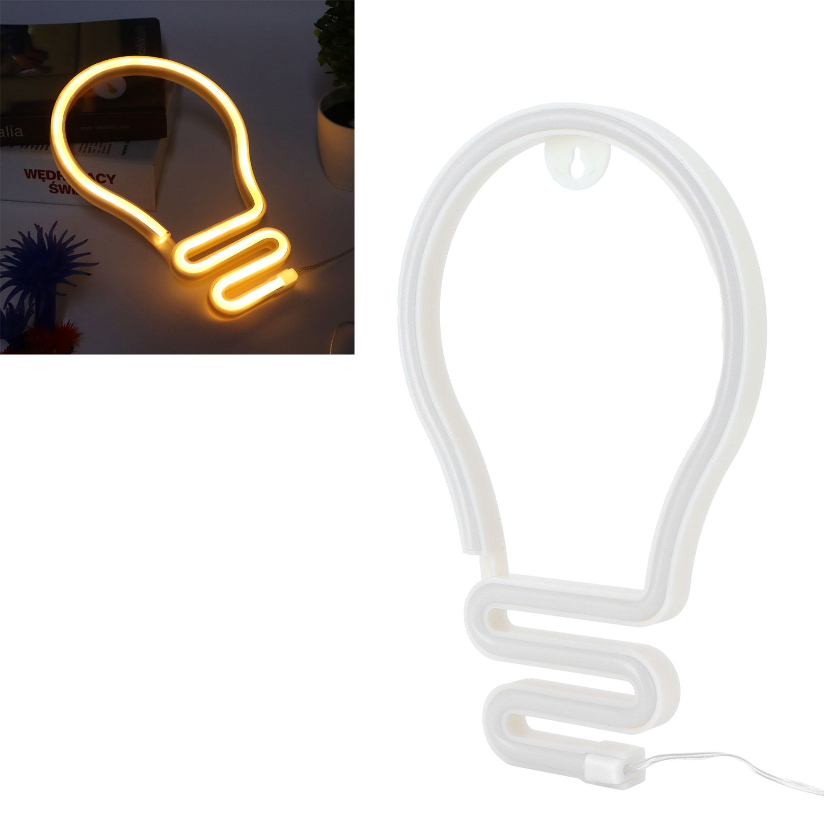 Bulb Shape Neon Light LED Sign for Wall Decor Party Christmas Wedding view 11