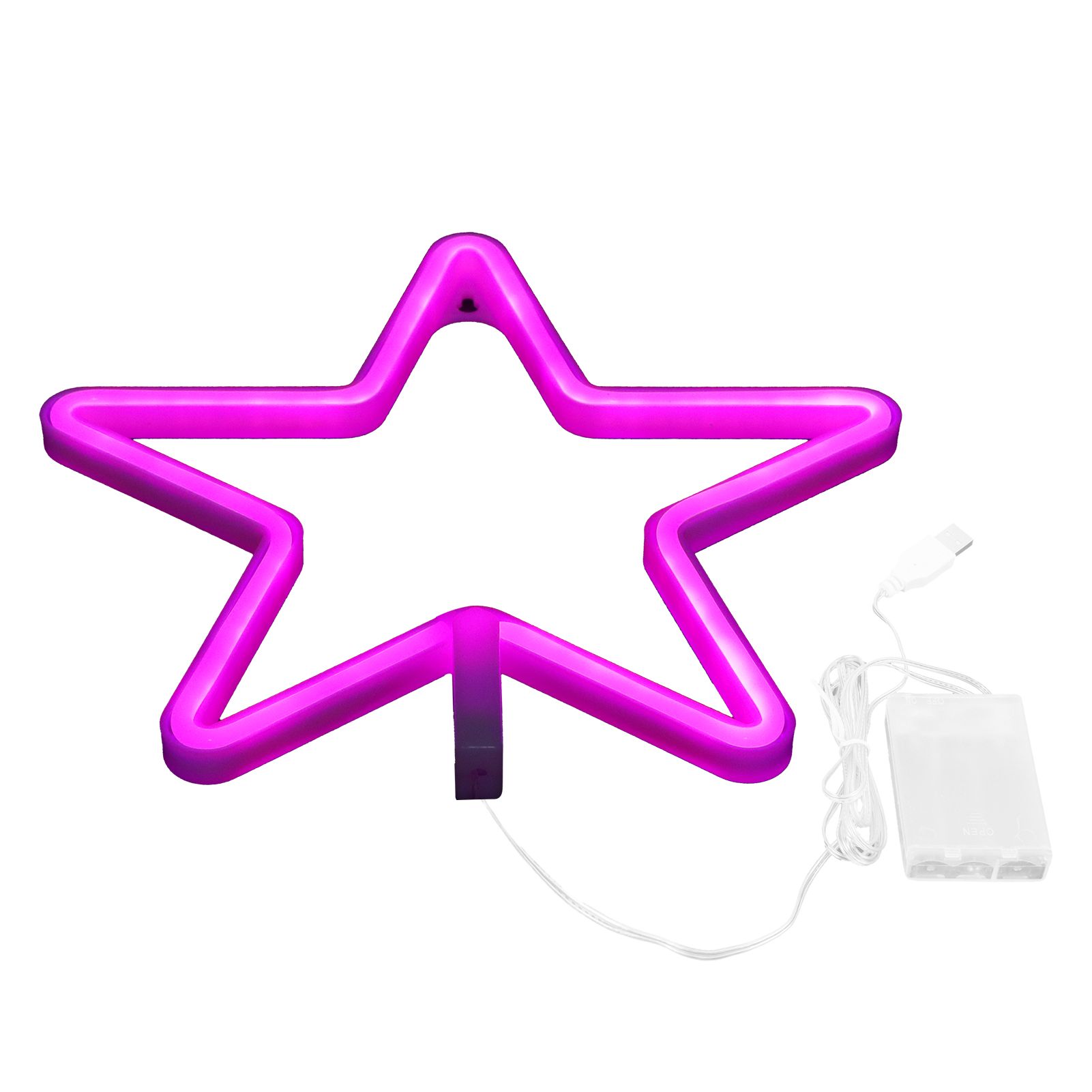 Star Shape LED Light Neon Sign Neon Light for Birthday Party Living Room view 2