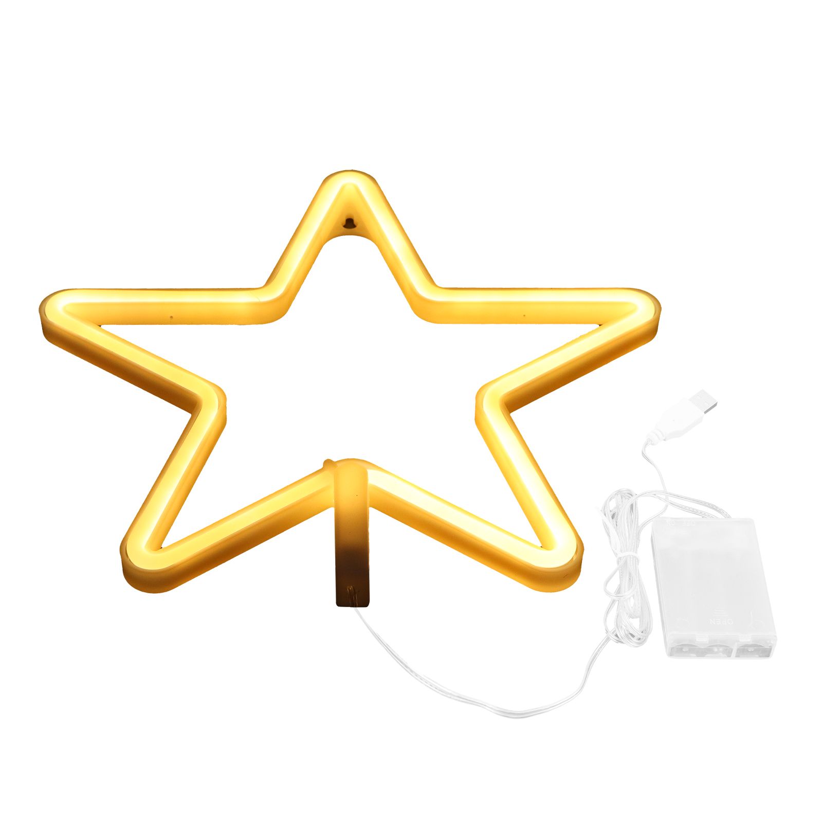 Star Shape LED Light Neon Sign Neon Light for Birthday Party Living Room view 2