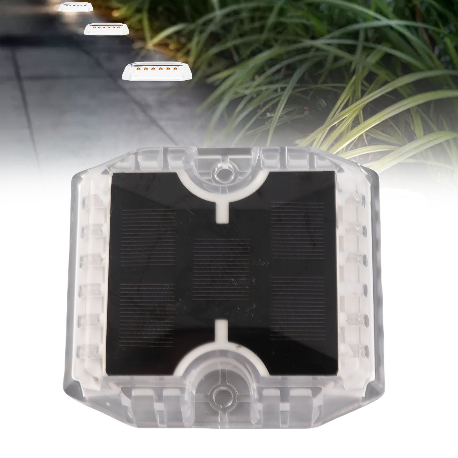 Solar Powered Motion Sensor Light Solar Deck Light LED Landscape Lighting for view 11