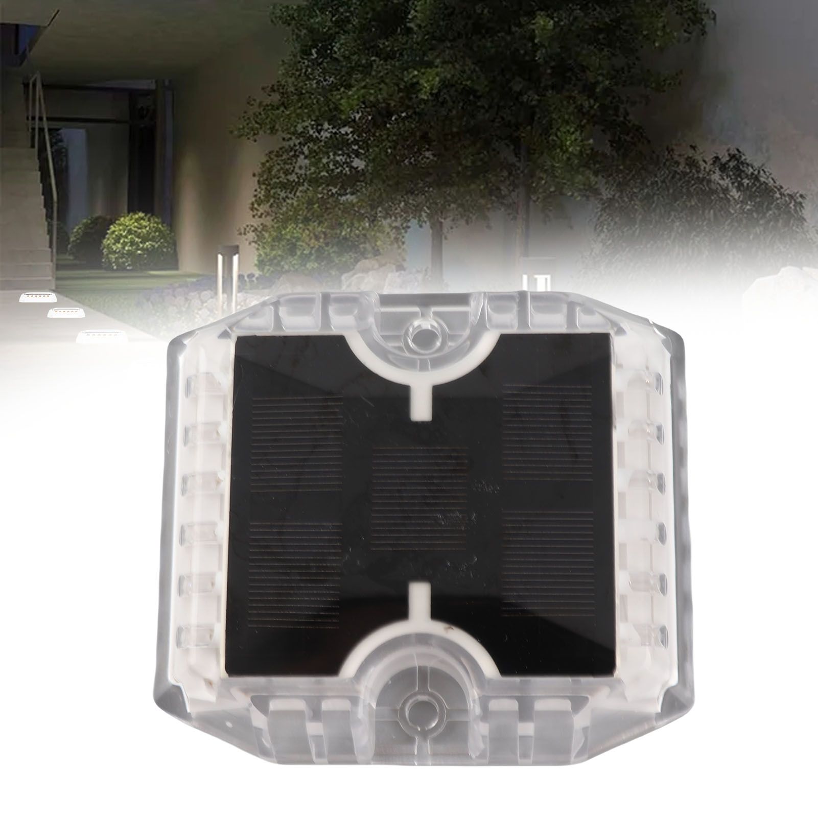 Solar Powered Motion Sensor Light Solar Deck Light LED Landscape Lighting for view 12