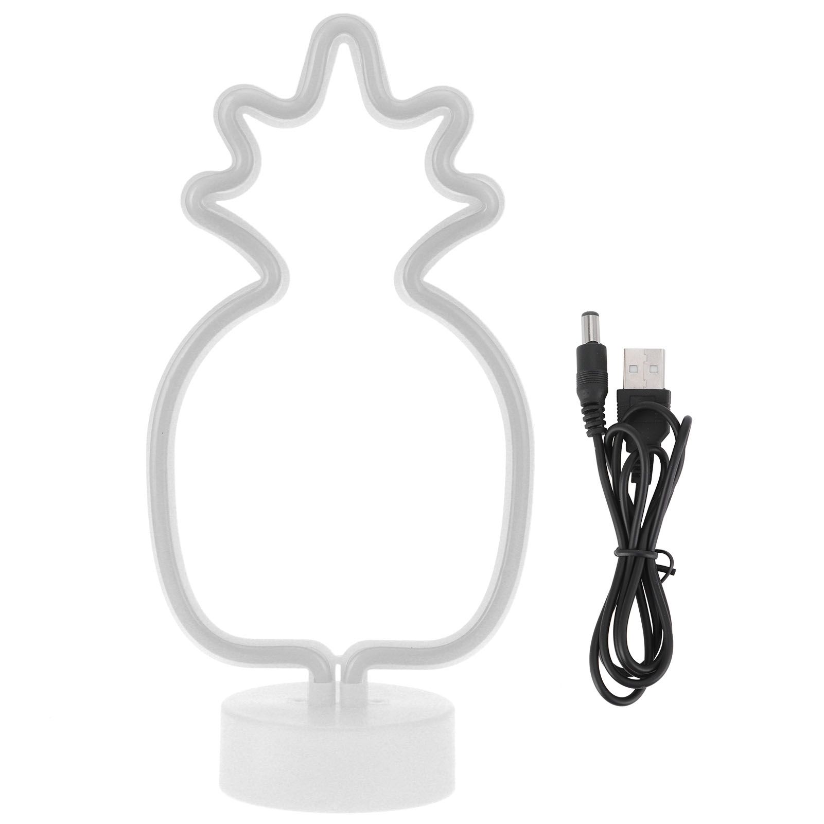 Tabletop Neon Sign Light Unique Shaped Night Lamp with Holder Base for Living view 2