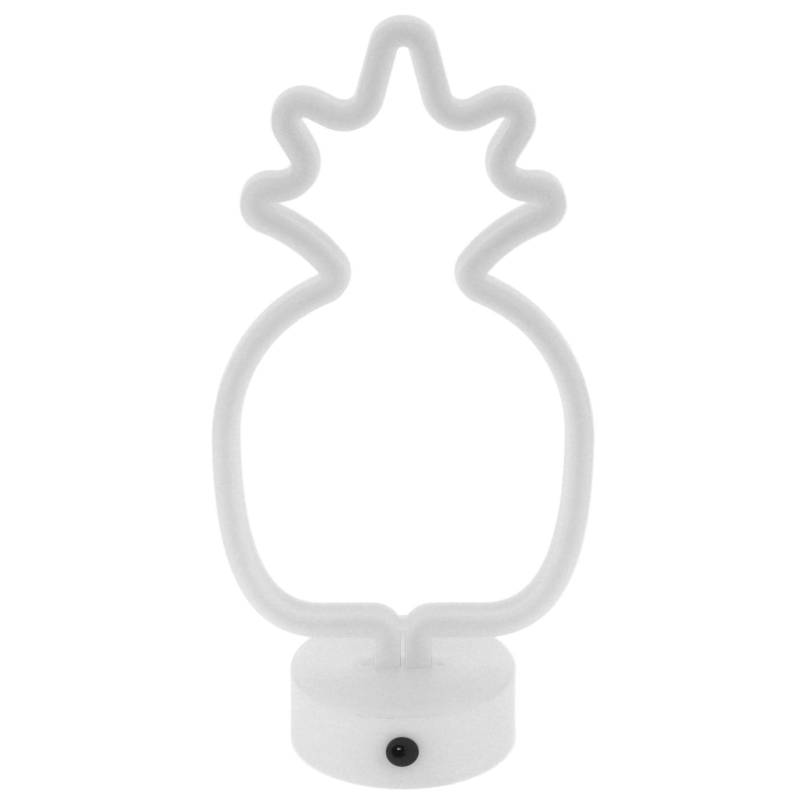 Tabletop Neon Sign Light Unique Shaped Night Lamp with Holder Base for Living view 4