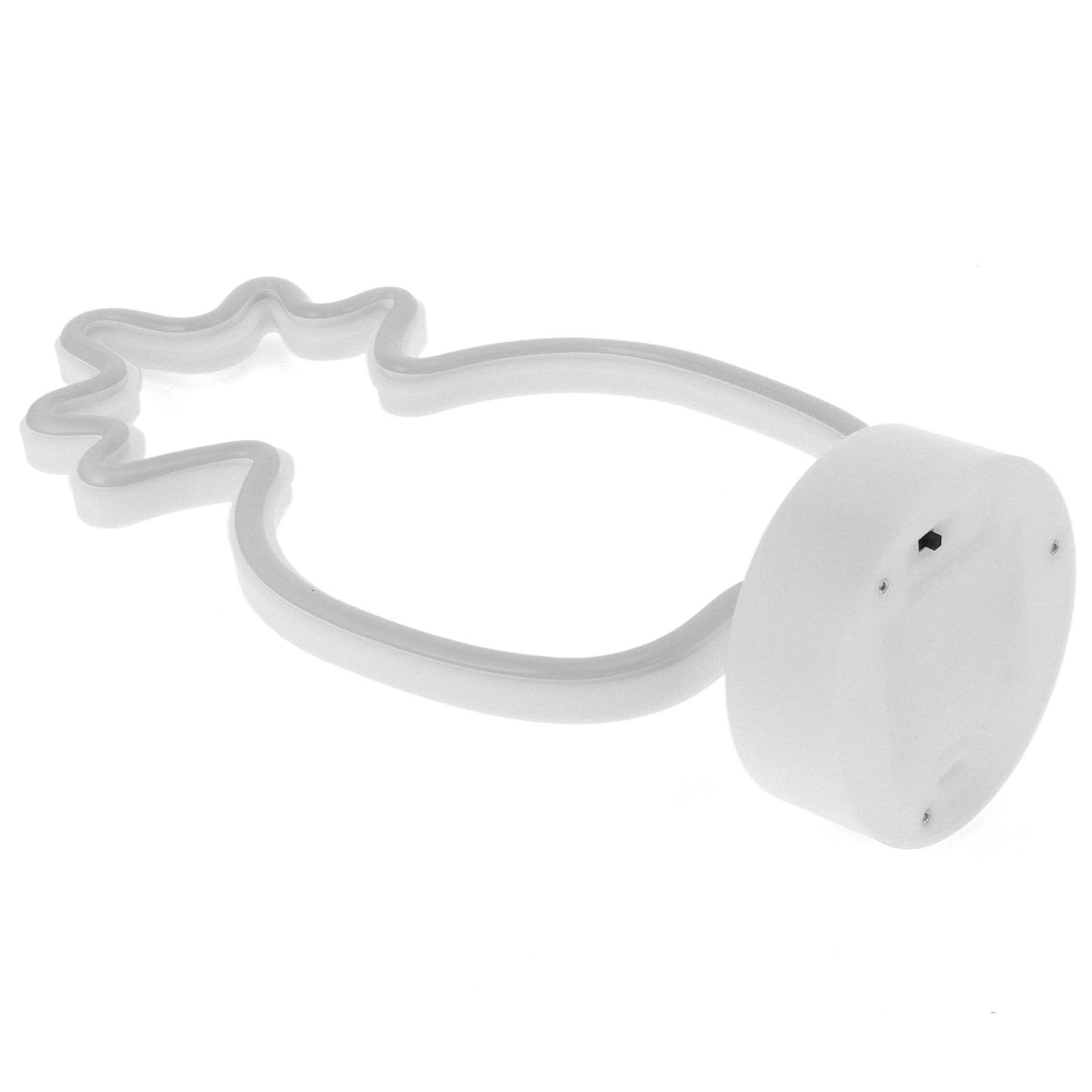 Tabletop Neon Sign Light Unique Shaped Night Lamp with Holder Base for Living view 6