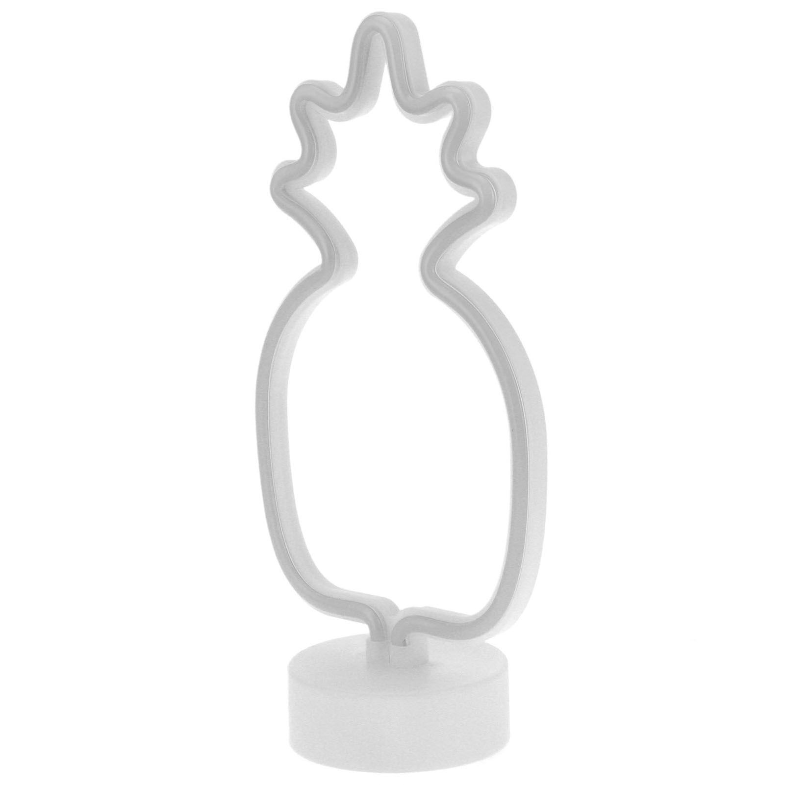 Tabletop Neon Sign Light Unique Shaped Night Lamp with Holder Base for Living view 7