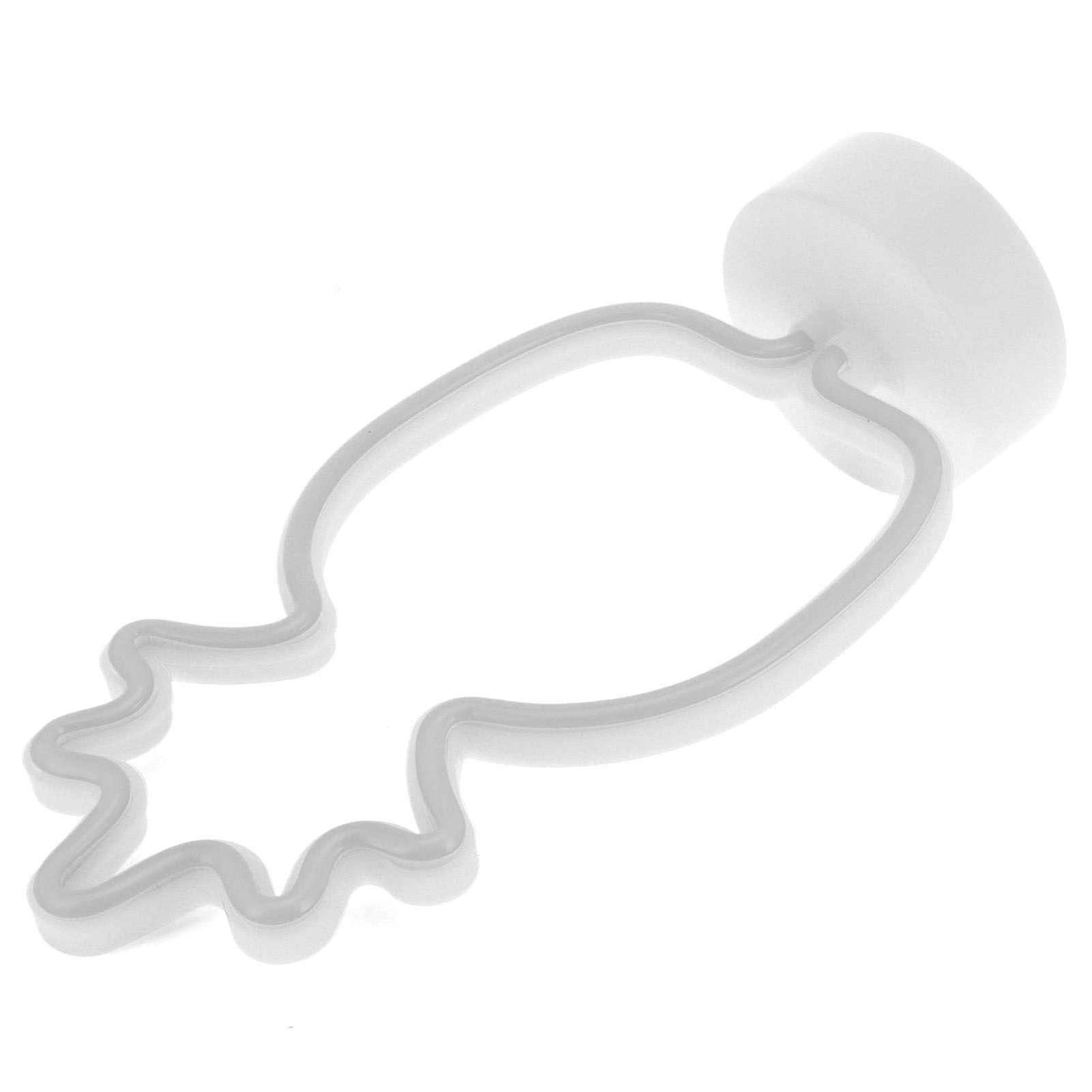 Tabletop Neon Sign Light Unique Shaped Night Lamp with Holder Base for Living view 8