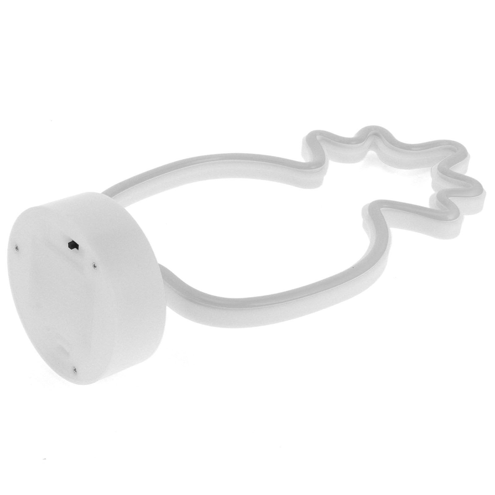 Tabletop Neon Sign Light Unique Shaped Night Lamp with Holder Base for Living view 9