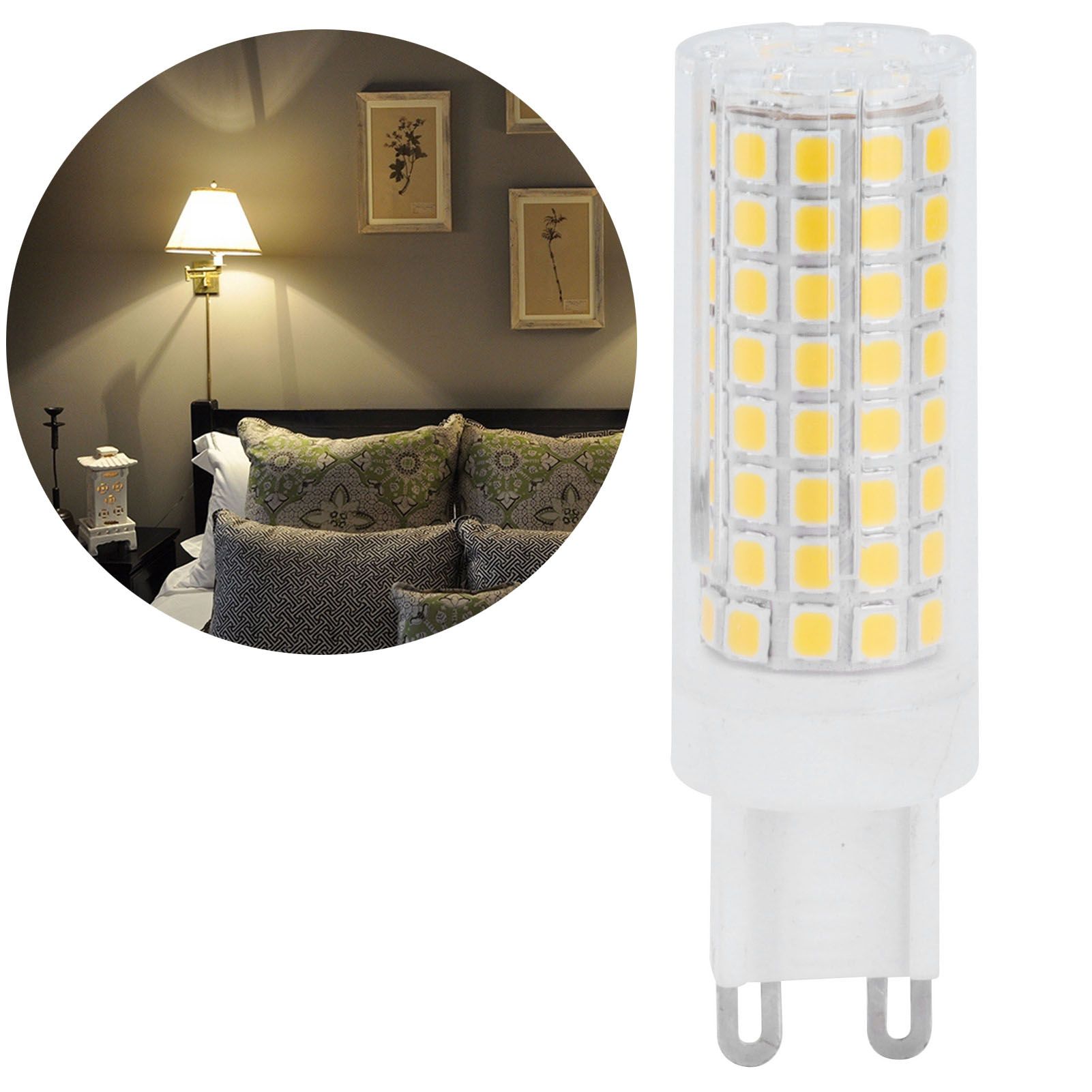 Small LED Corn Light 2835 Ceramic Corn Lamp 110V Dimming 10W Highlight Light view 11