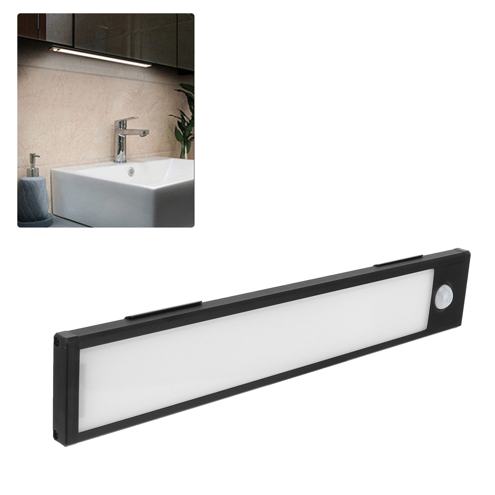 LED Motion Sensor Light 950mAH Ultra Thin Strip Induction Lamp for Cabinet view 11