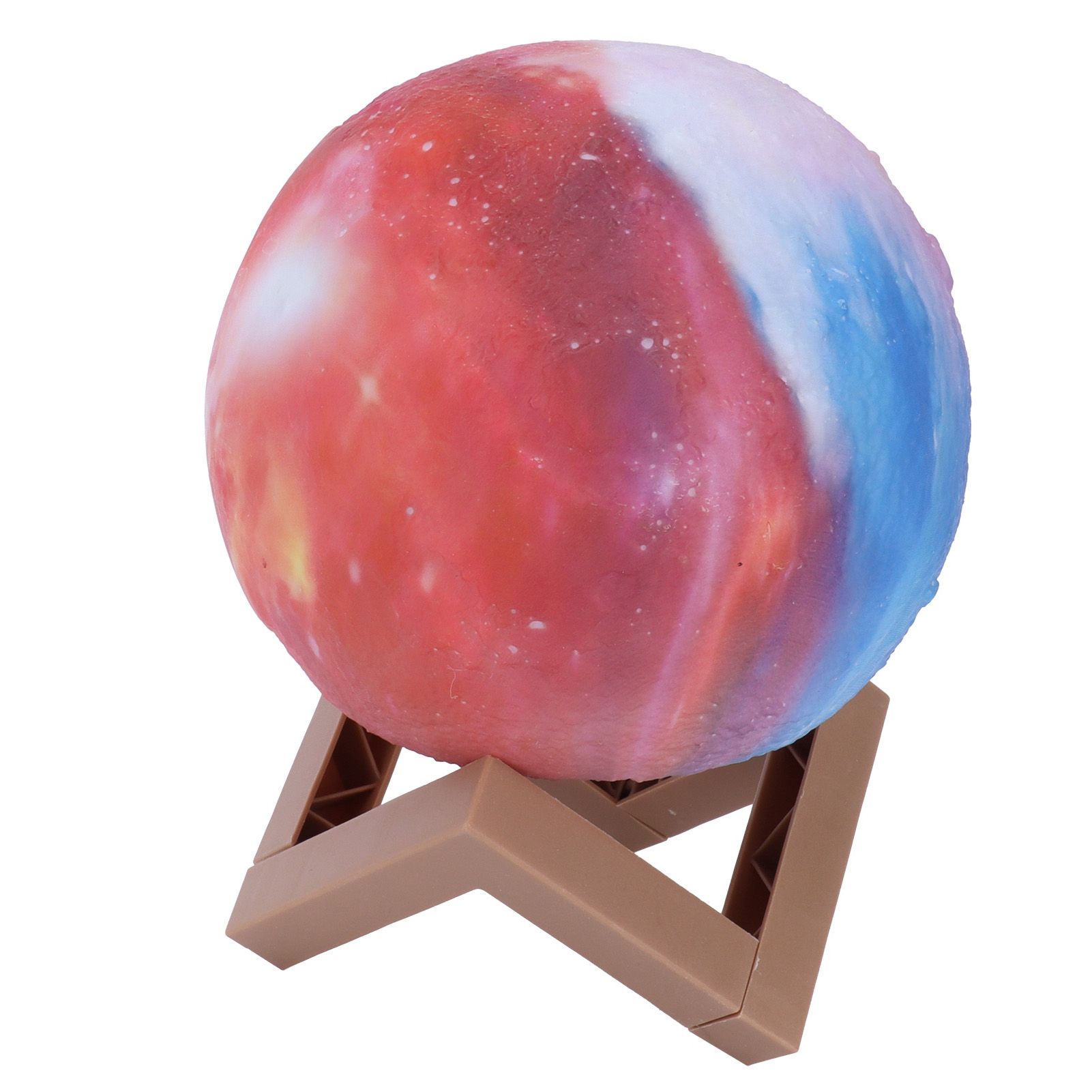 LED Moon Lamp Innovative Colorful Table Night Light with Base for Bedroom view 3