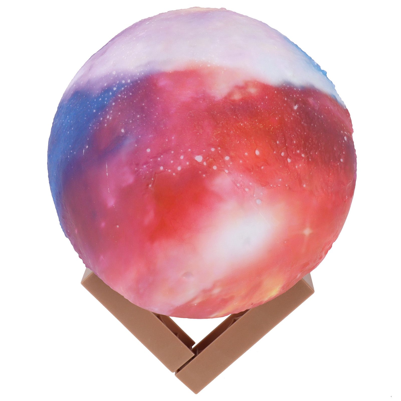 LED Moon Lamp Innovative Colorful Table Night Light with Base for Bedroom view 6