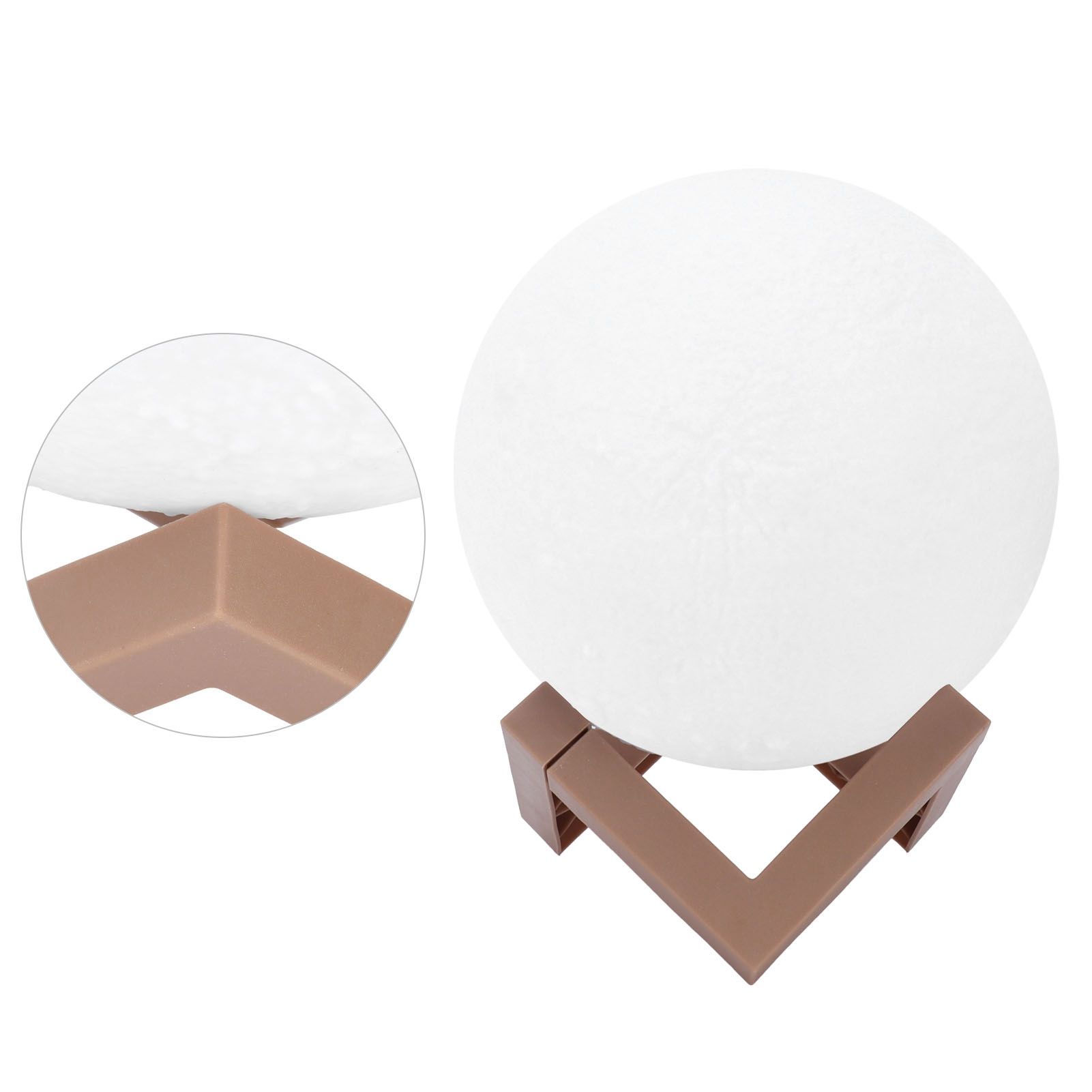 8 Colors LED Moon Lamp with 20‑Keys Remote Control Sound Induction Night Light view 9