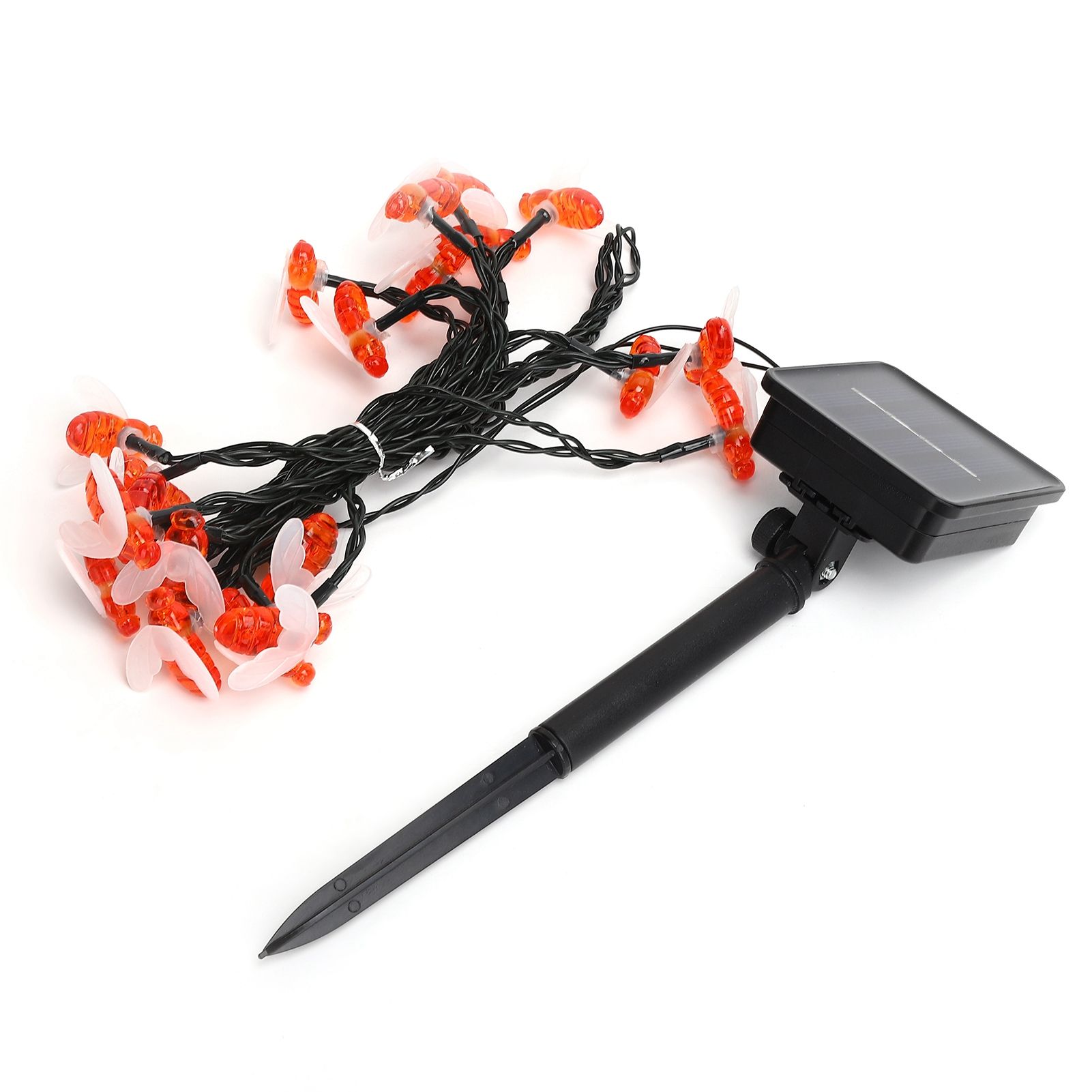 Solar String Lights 5m Outdoor BeeShaped Lamp with 8 Lighting Modes for Patio view 7