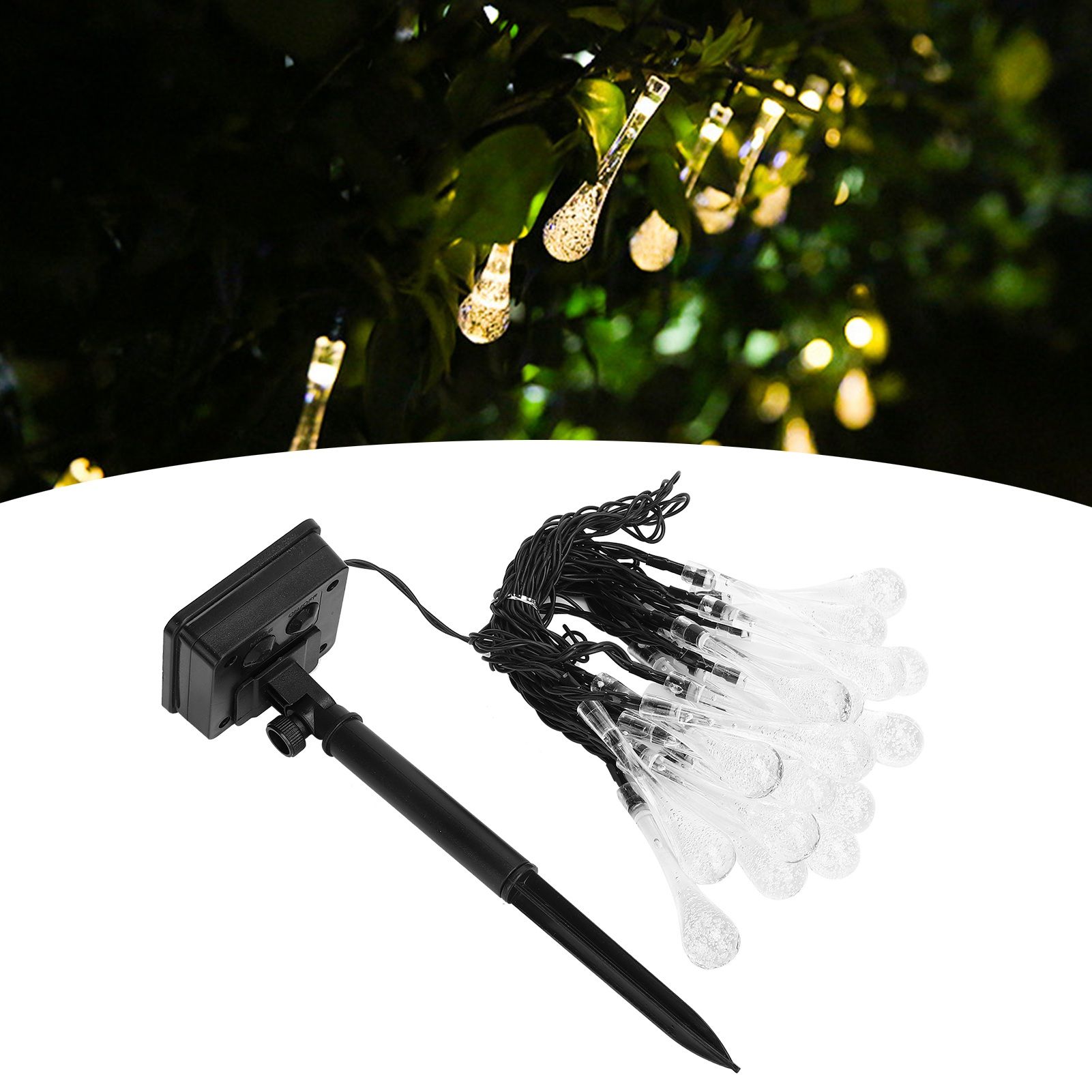 Solar String Lights 5M Waterproof String Lights with 8 Modes for Garden view 11