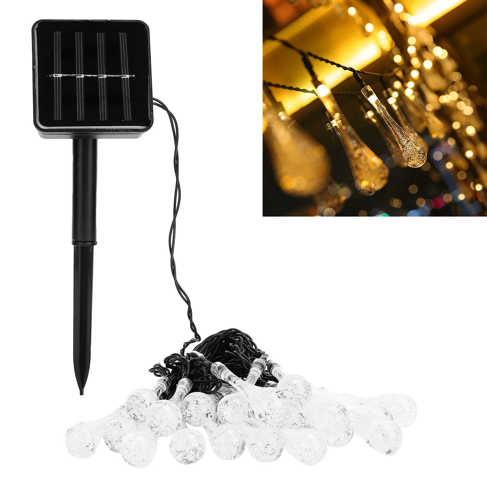Solar String Lights 5M Waterproof String Lights with 8 Modes for Garden view 12