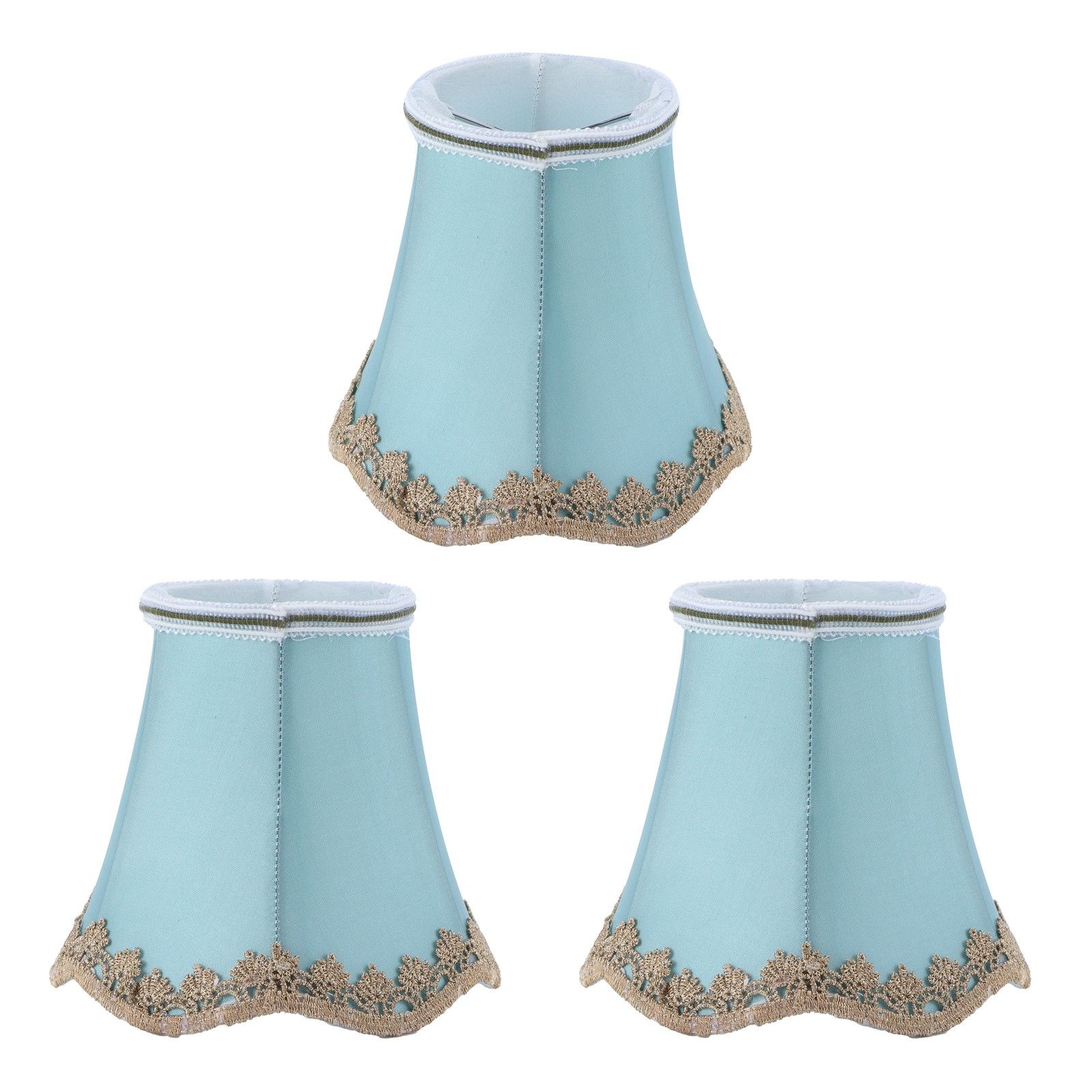 3Pcs Fabric Lampshade ClipType Modern European Style E14 Lamp Cover for Home view 5