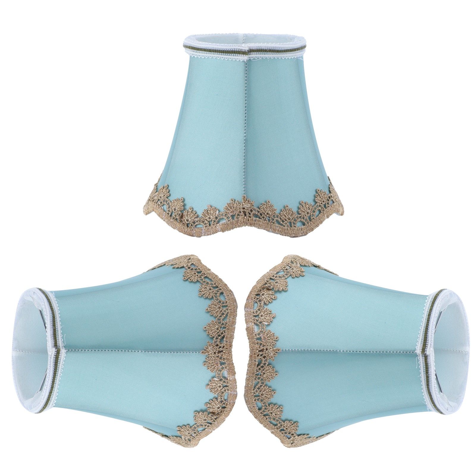 3Pcs Fabric Lampshade ClipType Modern European Style E14 Lamp Cover for Home view 9