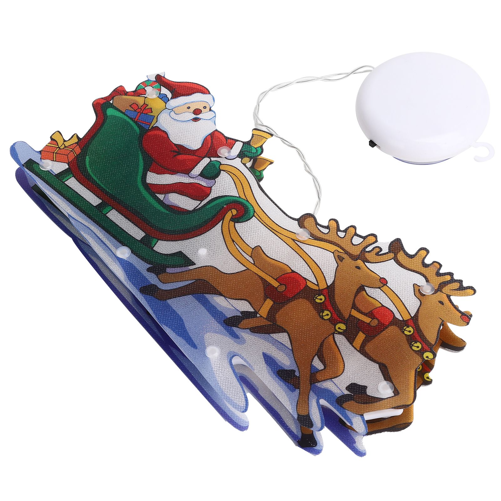 Christmas Lights LED Suction Cup Window Hanging Lights Holiday Christmas view 3