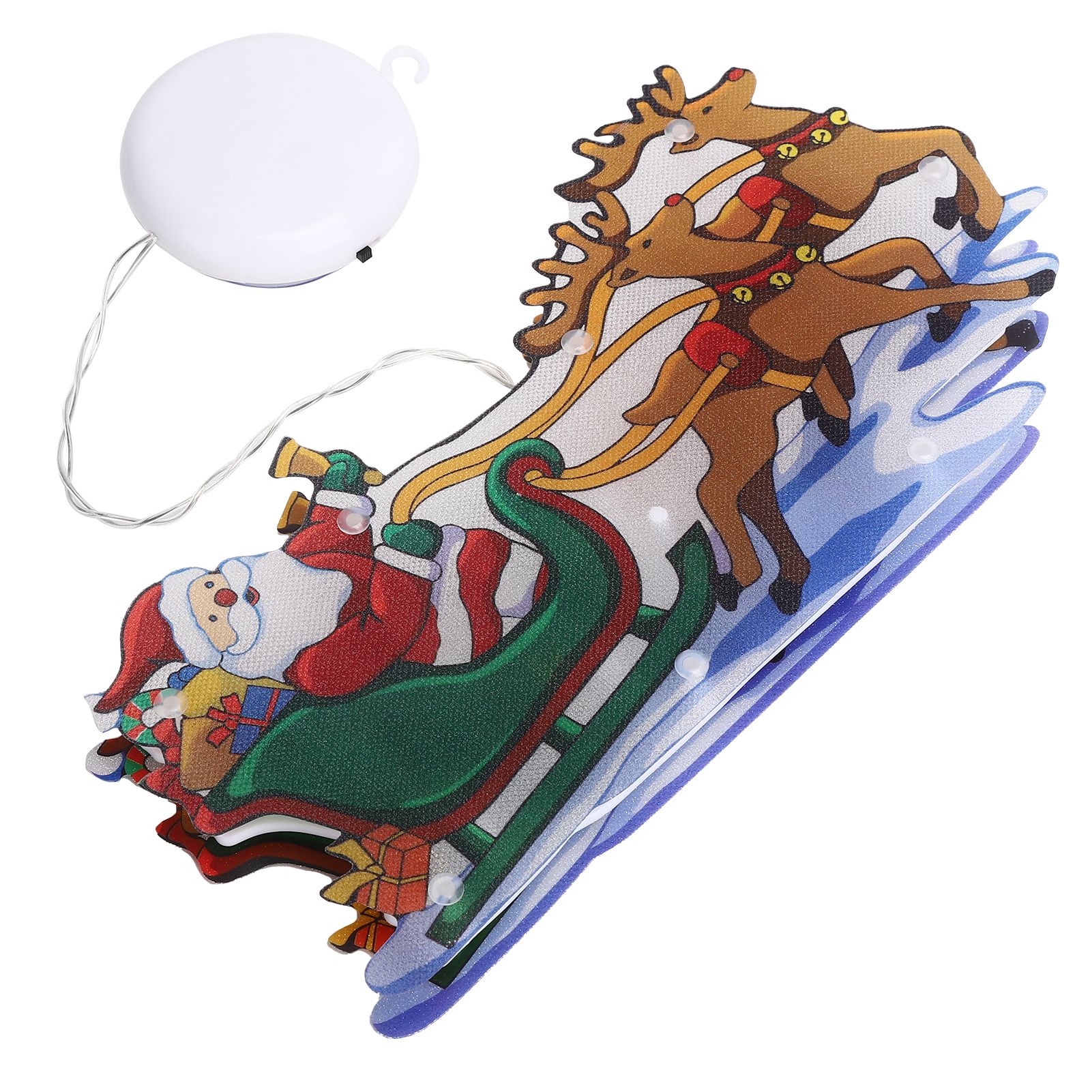 Christmas Lights LED Suction Cup Window Hanging Lights Holiday Christmas view 5