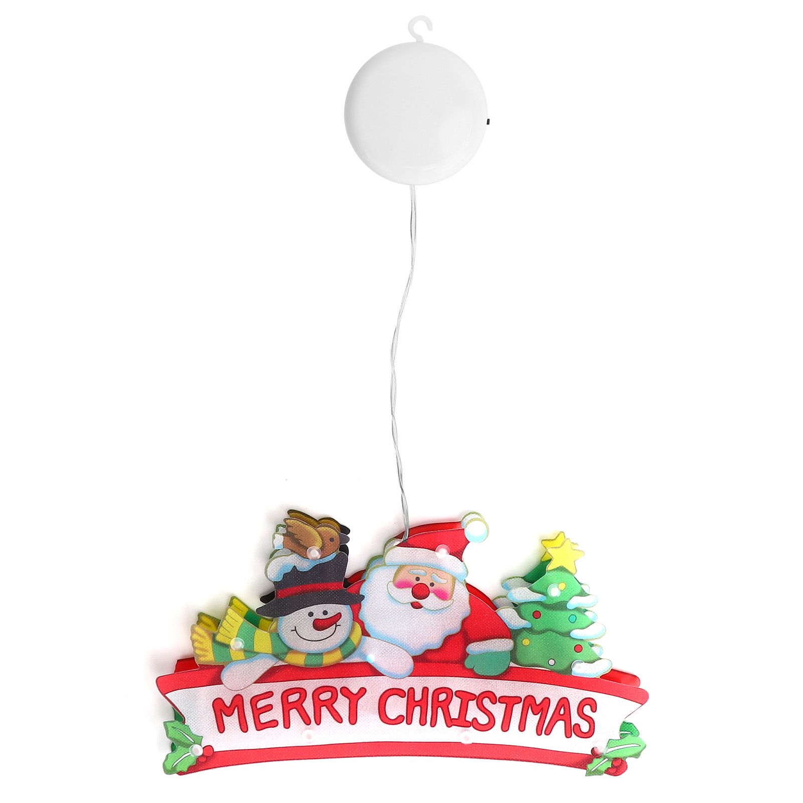 Christmas Decoration Lights LED Suction Cup Window Hanging Lights for view 2