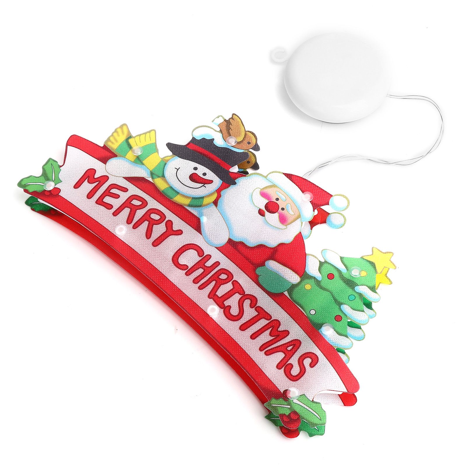 Christmas Decoration Lights LED Suction Cup Window Hanging Lights for view 3