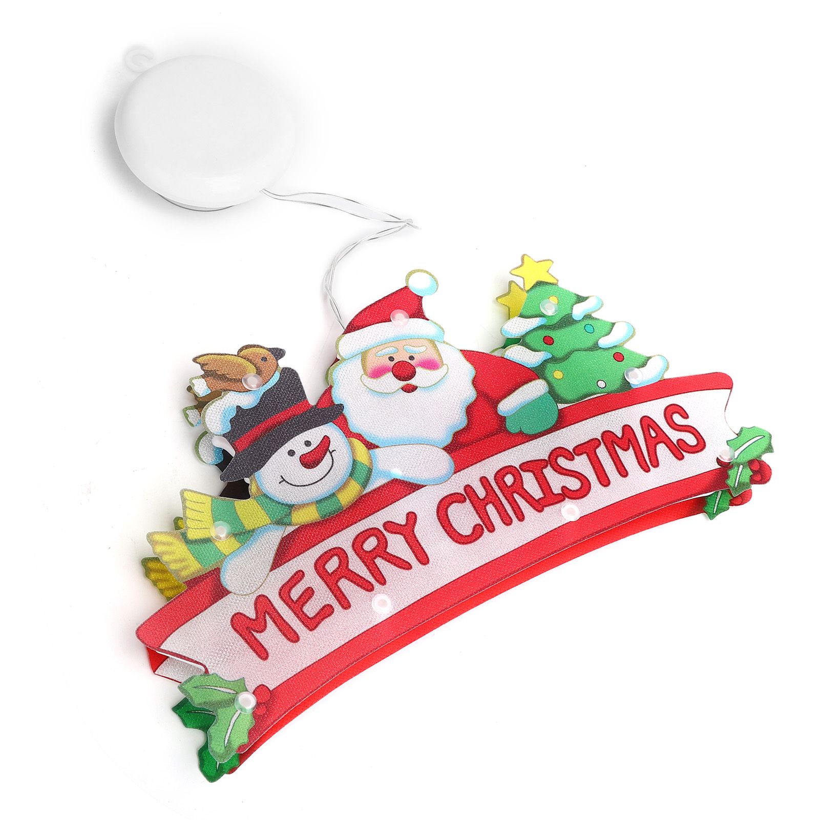 Christmas Decoration Lights LED Suction Cup Window Hanging Lights for view 7