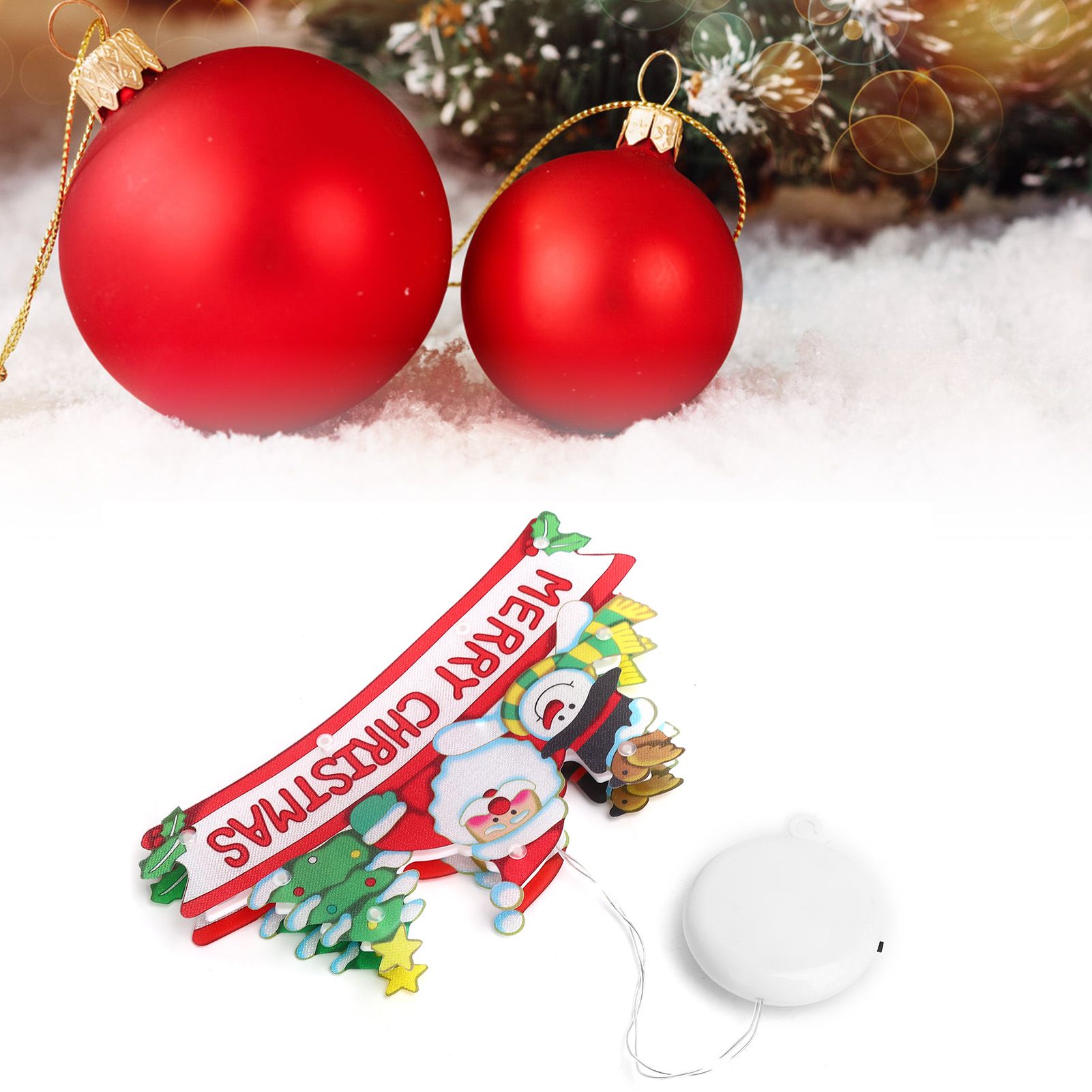 Christmas Decoration Lights LED Suction Cup Window Hanging Lights for view 12