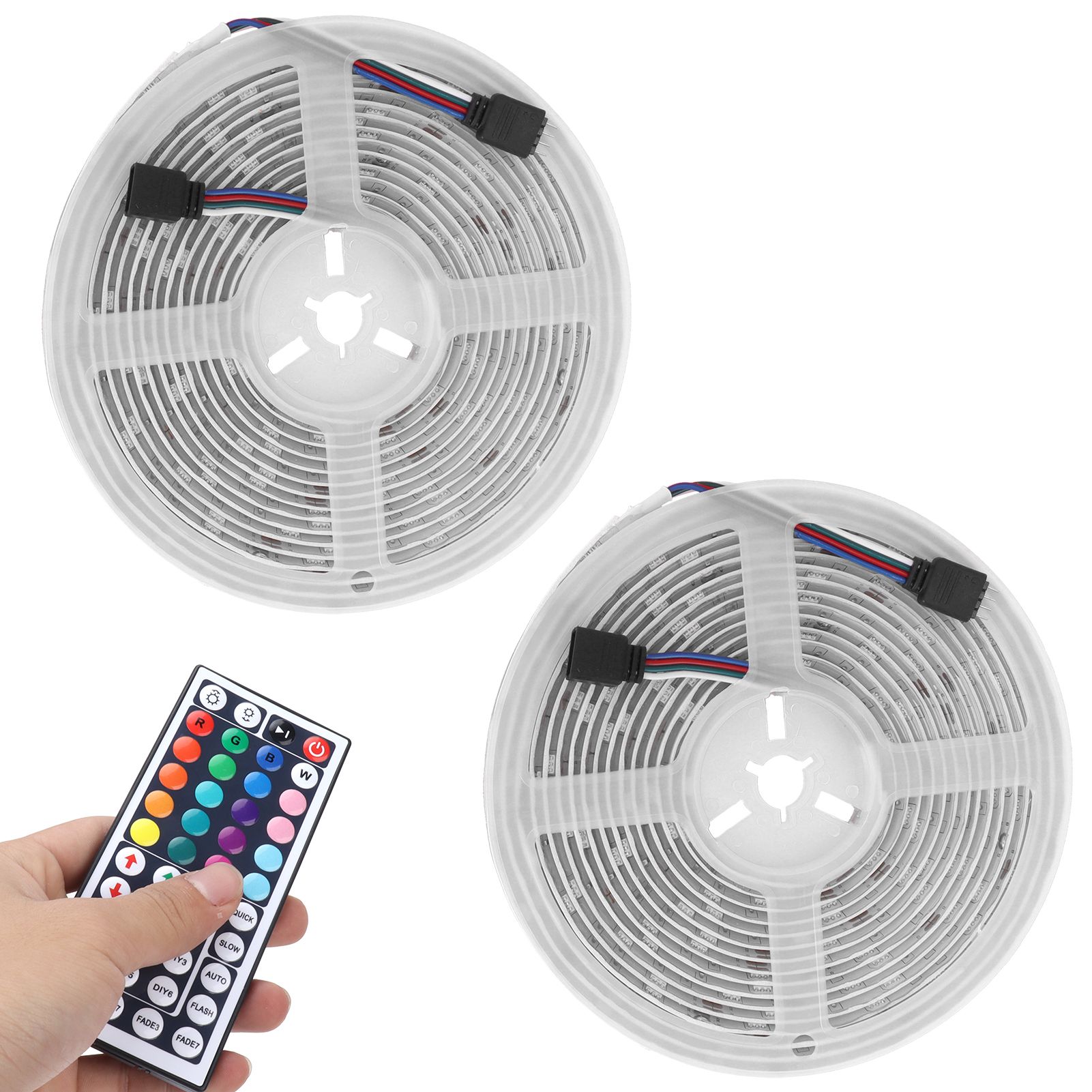 WiFi Light Strip IP65 300LED RGB Dimmable Color Changing Rope Lamp Outdoor view 3