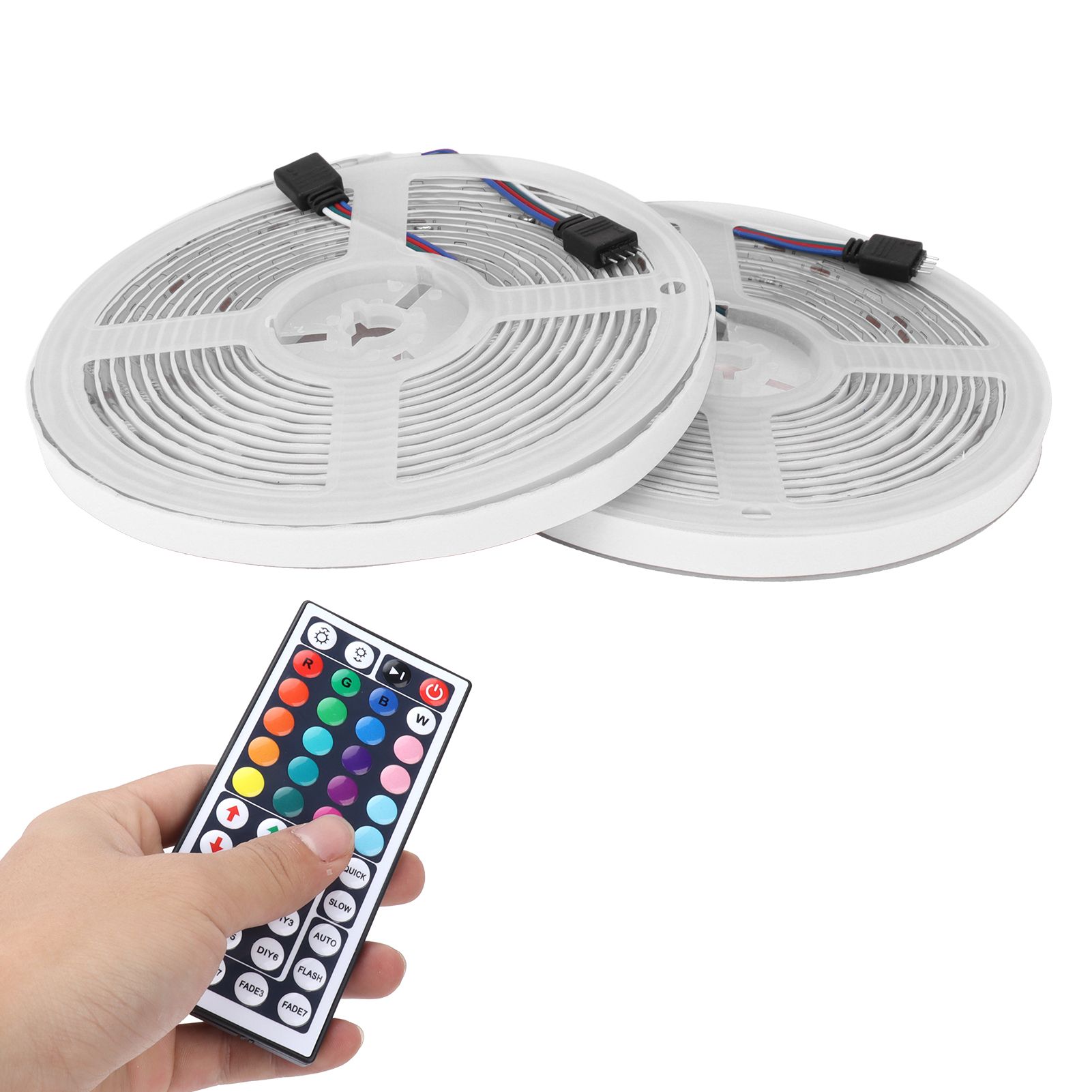 WiFi Light Strip IP65 300LED RGB Dimmable Color Changing Rope Lamp Outdoor view 8