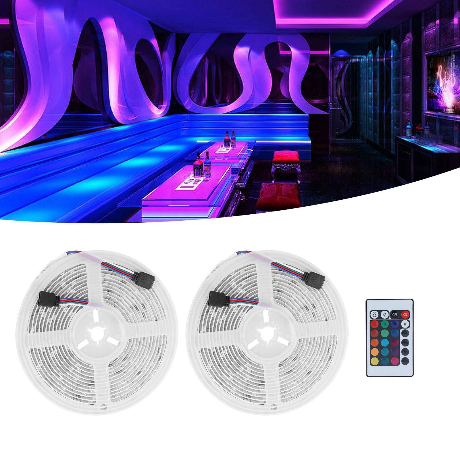 5050 300LED Strip Lights 10m WiFi RGB Colorful Flexible Remote Rope Lights view 12