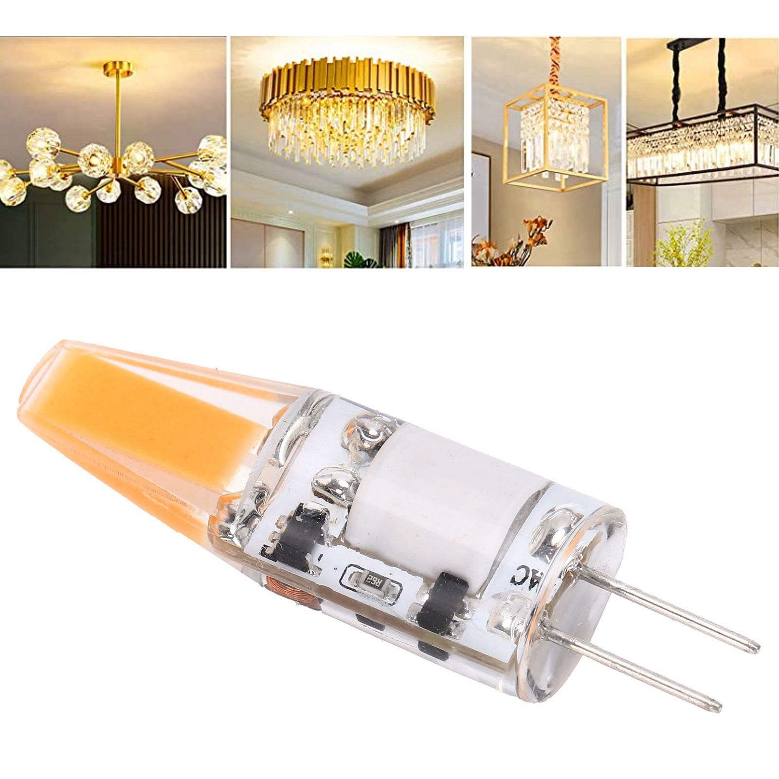 G4 COB Light Bulb 3W 400LM 2‑Pin Bulb for Chandelier Ceiling Lamp Table Lamp view 12