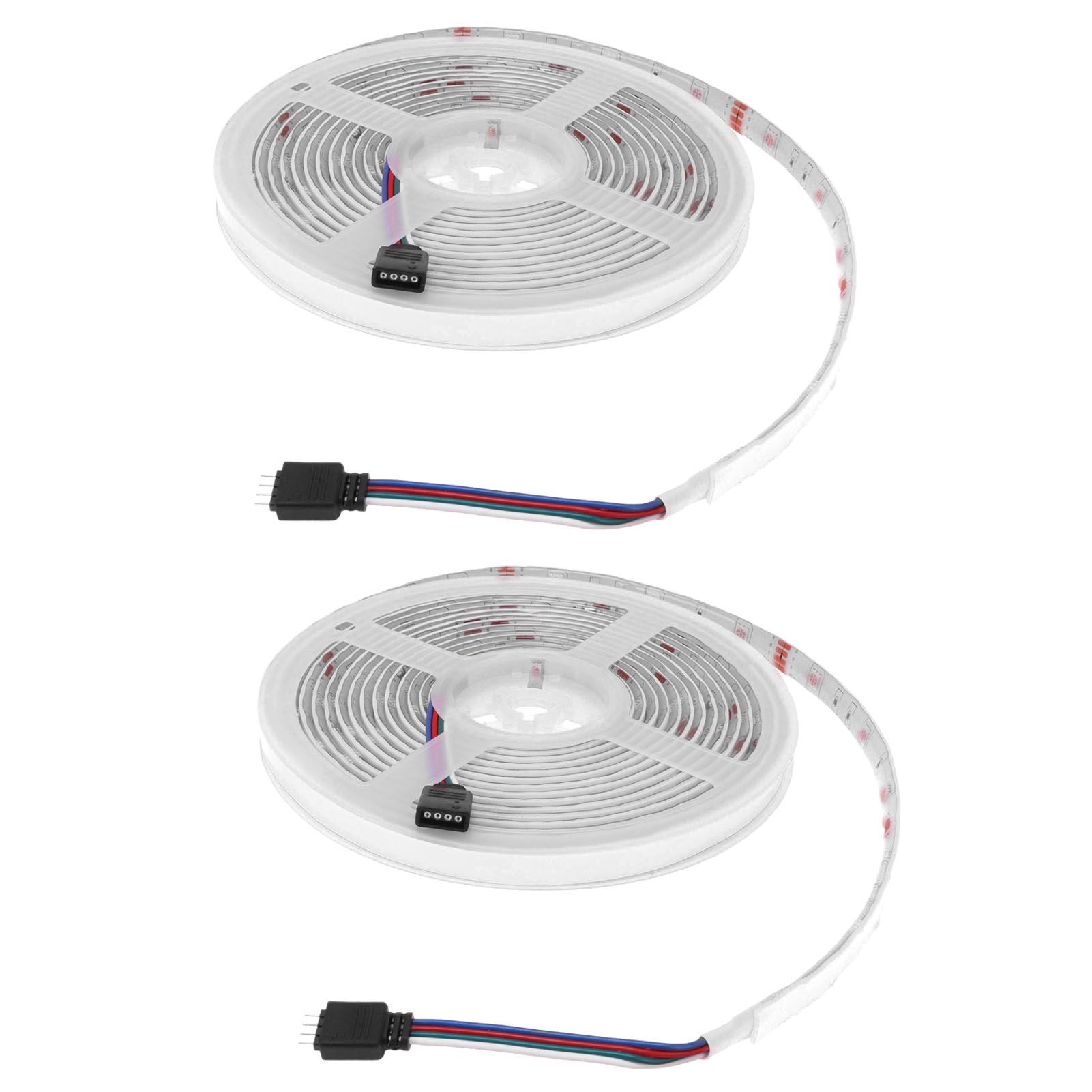 300LED SMD5050 Light Strip 12V IP65 RGB Colorful Lighting with 24‑Key Remote view 5