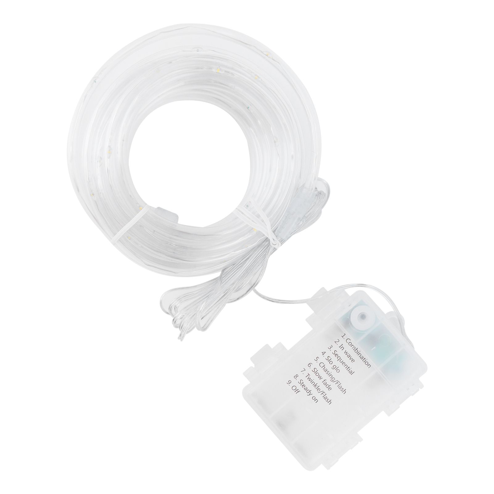 Rope Lights Outdoor Warm White Light Waterproof 50LEDs 8 Modes Copper Wire view 3