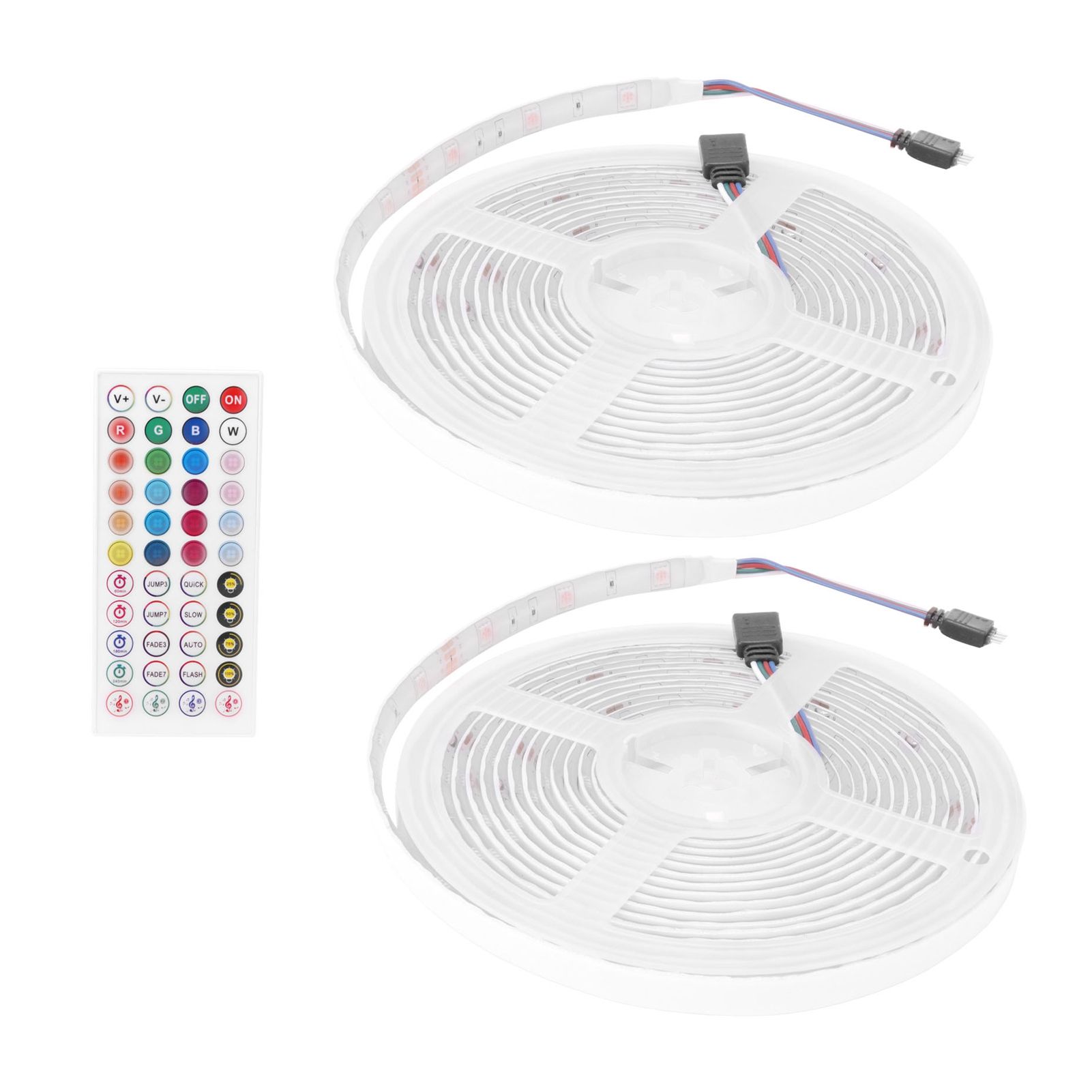 300LED Remote Strip Lights IP65 SMD5050 RGB Dimmable Flexible Rope Lights view 3