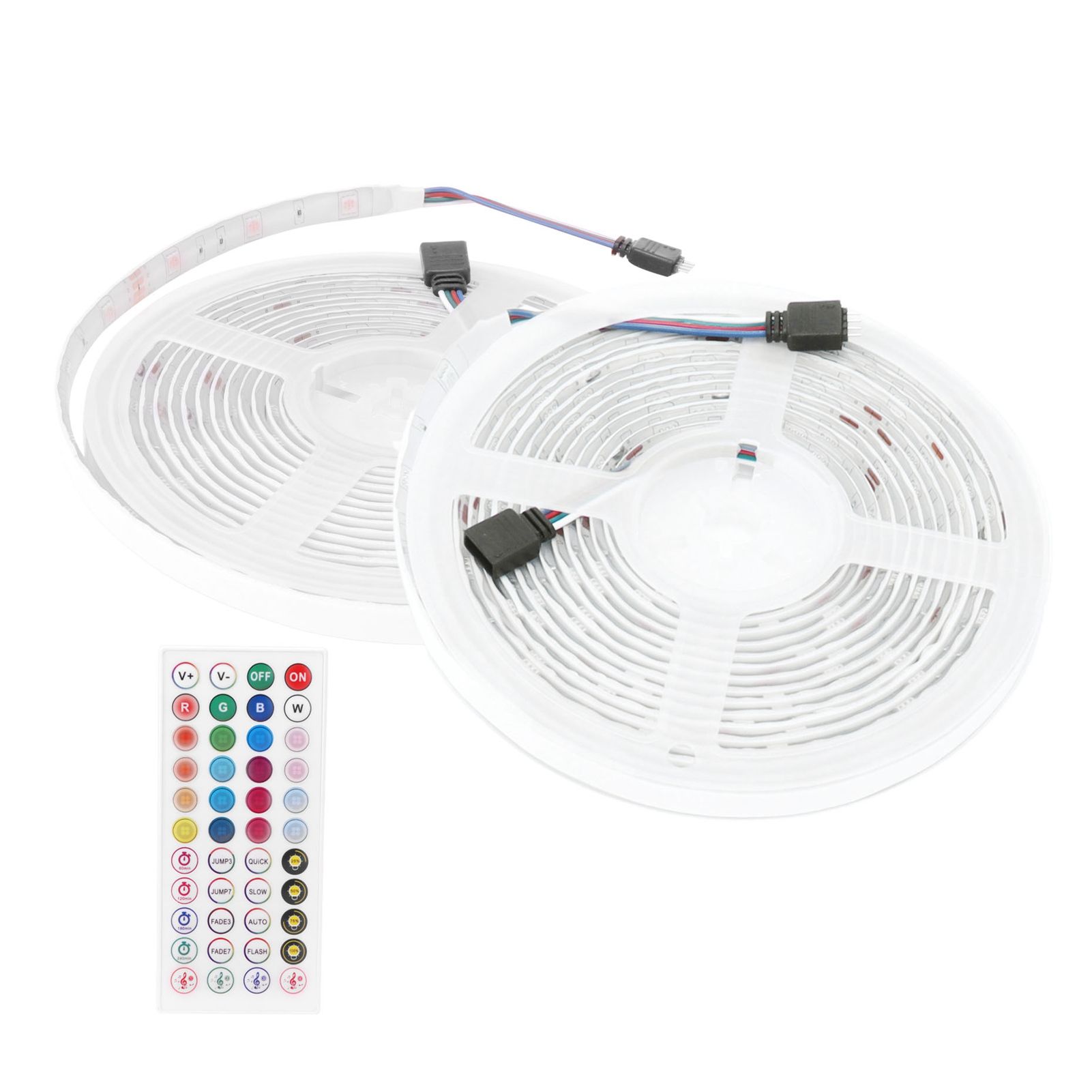 300LED Remote Strip Lights IP65 SMD5050 RGB Dimmable Flexible Rope Lights view 5