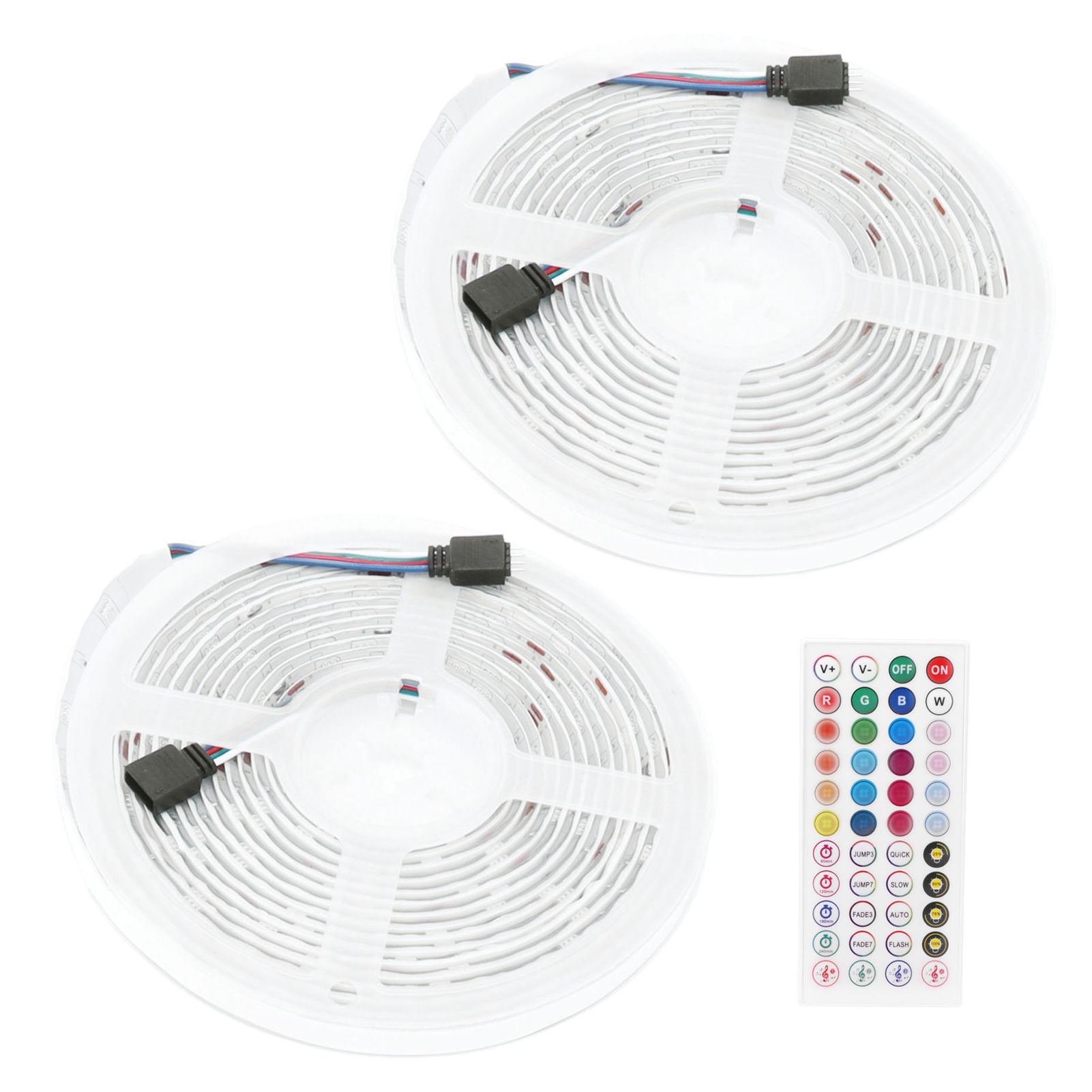 300LED Remote Strip Lights IP65 SMD5050 RGB Dimmable Flexible Rope Lights view 6