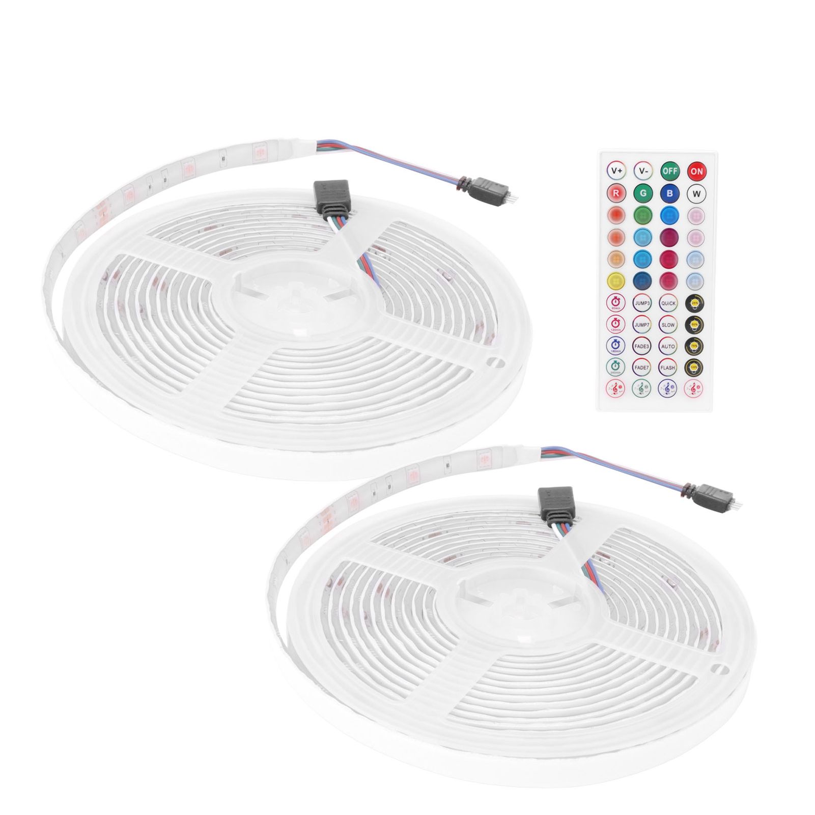 300LED Remote Strip Lights IP65 SMD5050 RGB Dimmable Flexible Rope Lights view 7