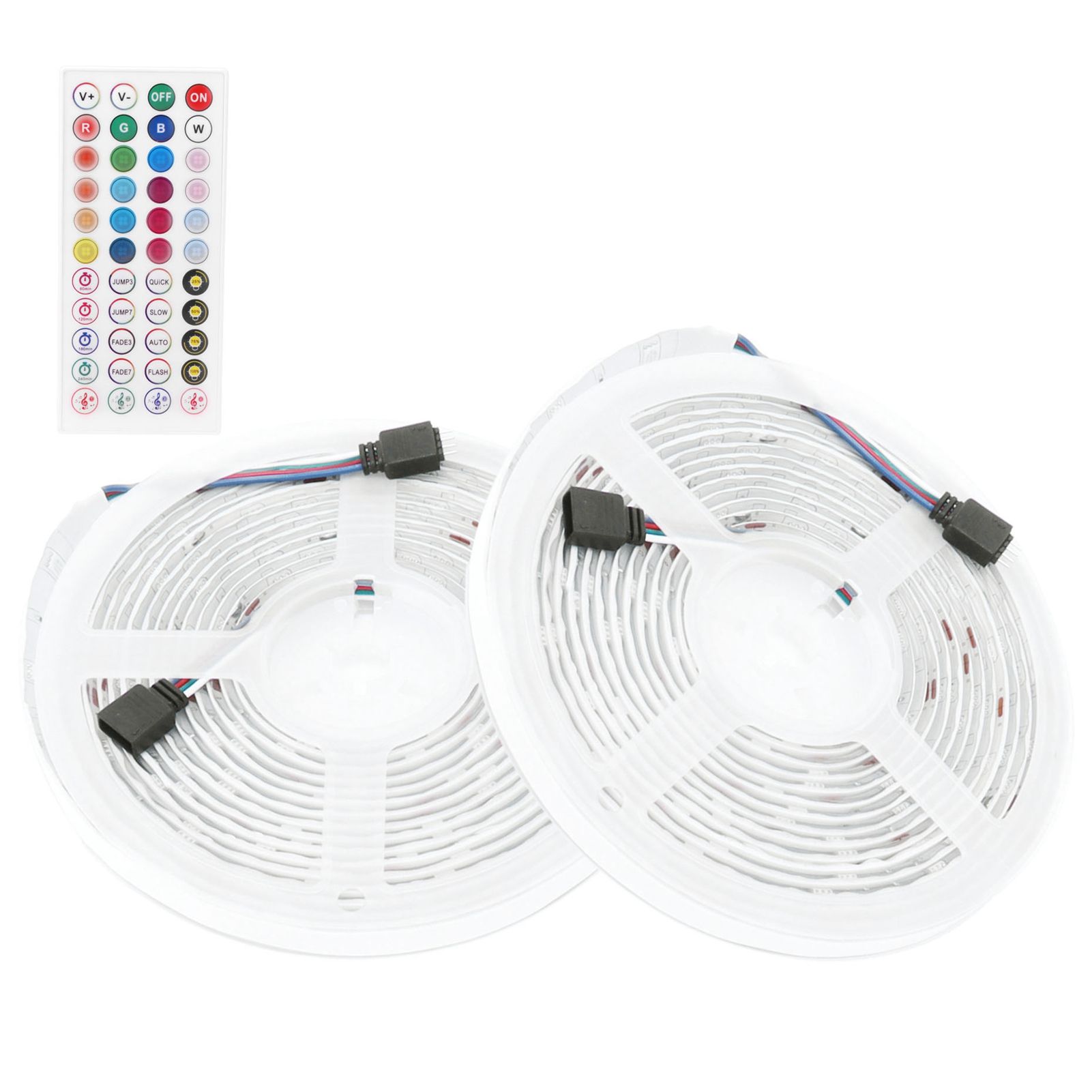 300LED Remote Strip Lights IP65 SMD5050 RGB Dimmable Flexible Rope Lights view 8