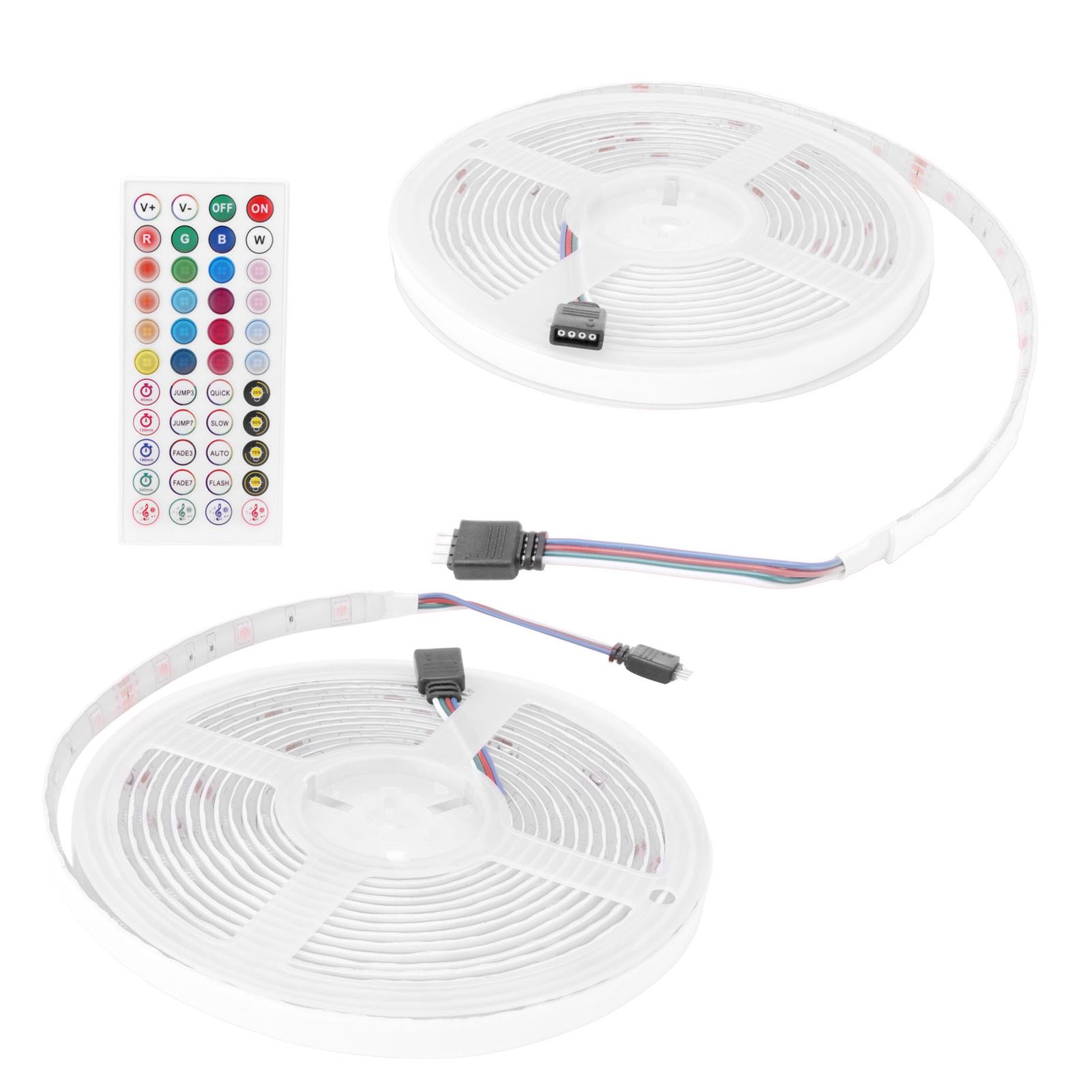 300LED Remote Strip Lights IP65 SMD5050 RGB Dimmable Flexible Rope Lights view 9