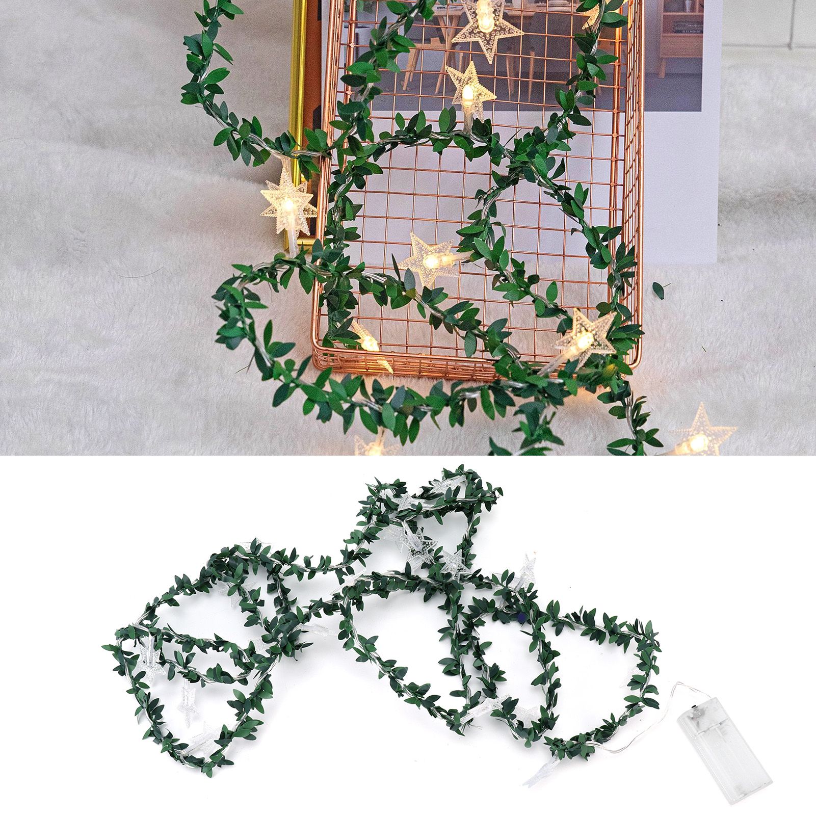 20LED String Light Fivepointed Star Around The Rattan String Light Decoration view 11