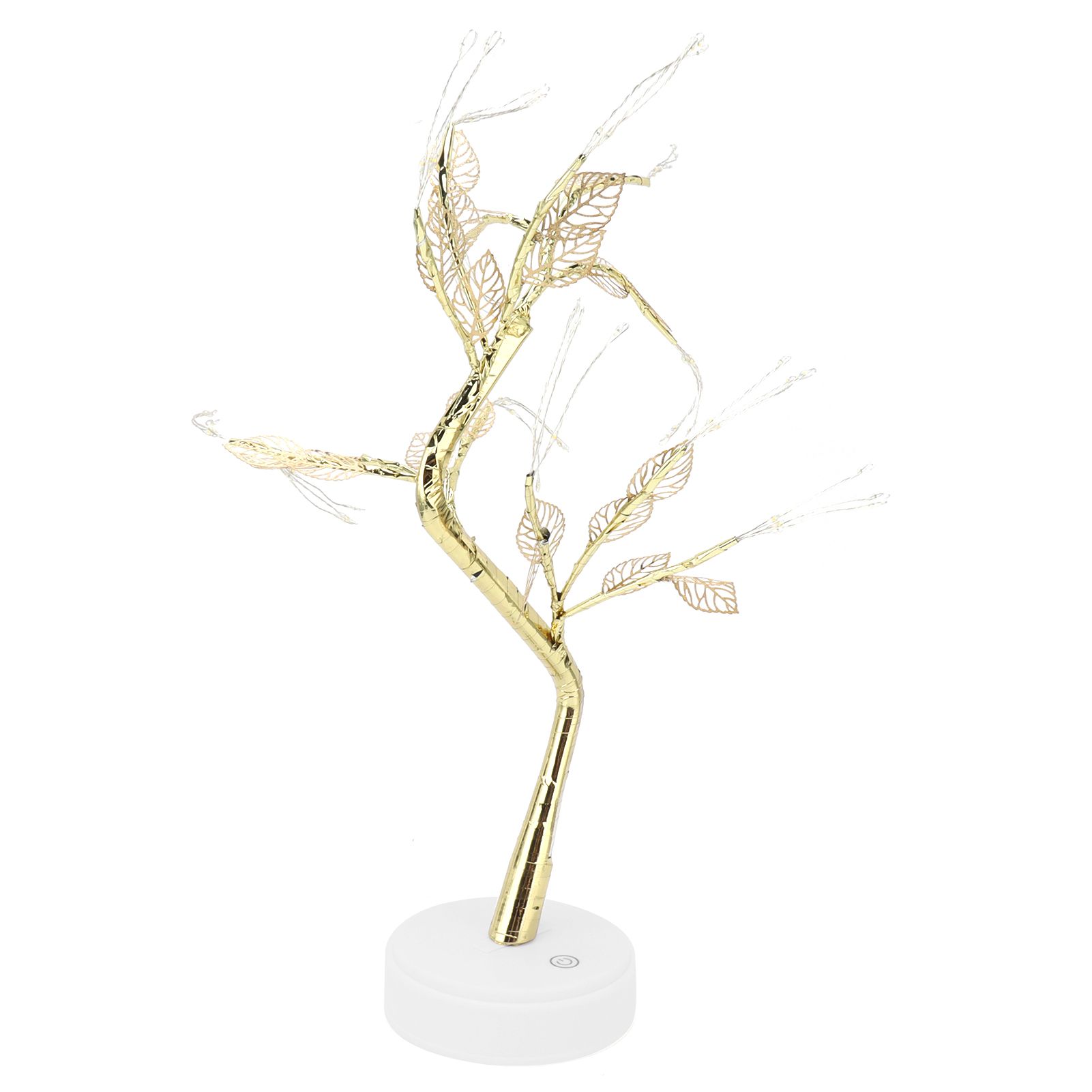 Night Light 72LEDs Artificial Leaf Bonsai LED Copper Wire Lamp Battery USB view 9