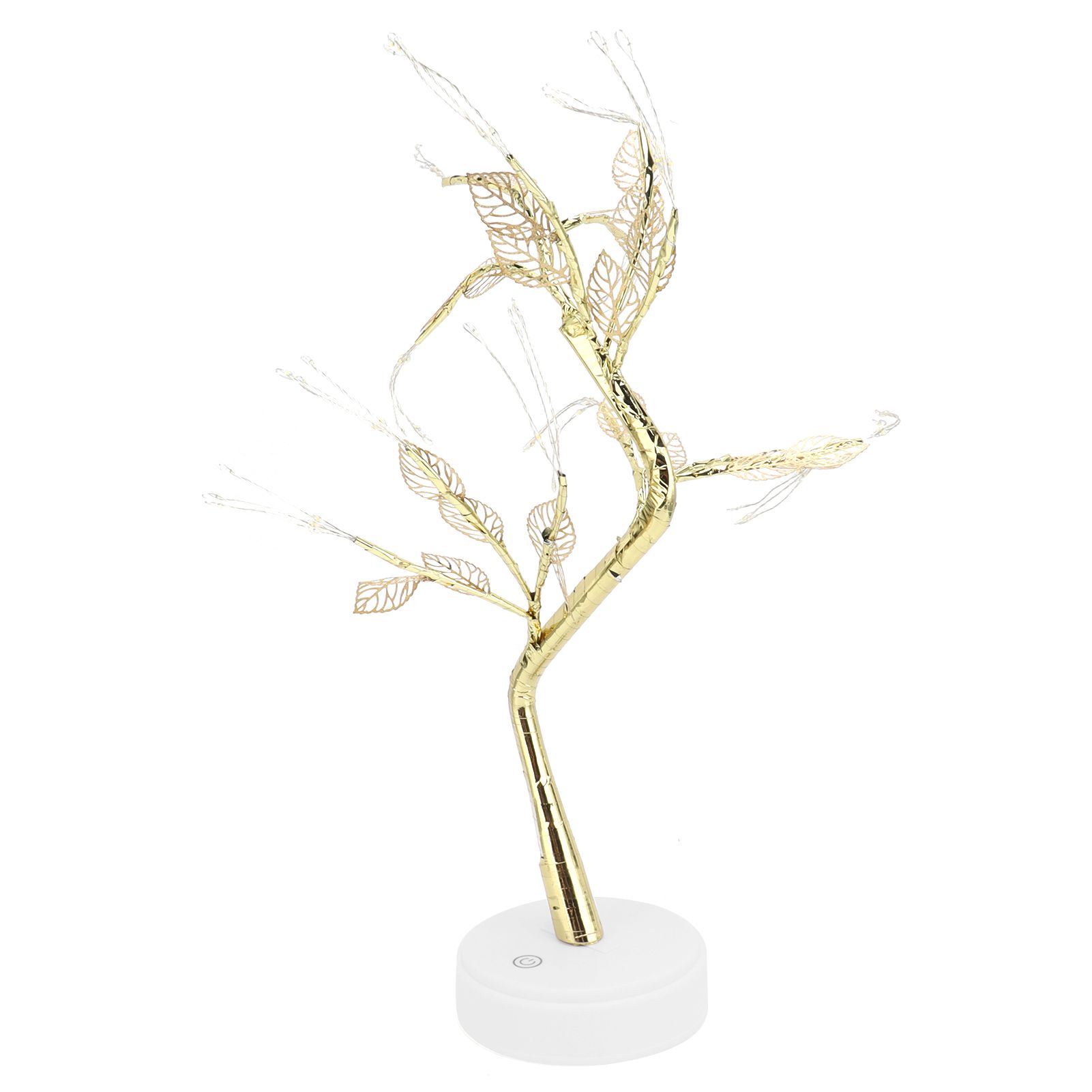 Night Light 72LEDs Artificial Leaf Bonsai LED Copper Wire Lamp Battery USB view 10
