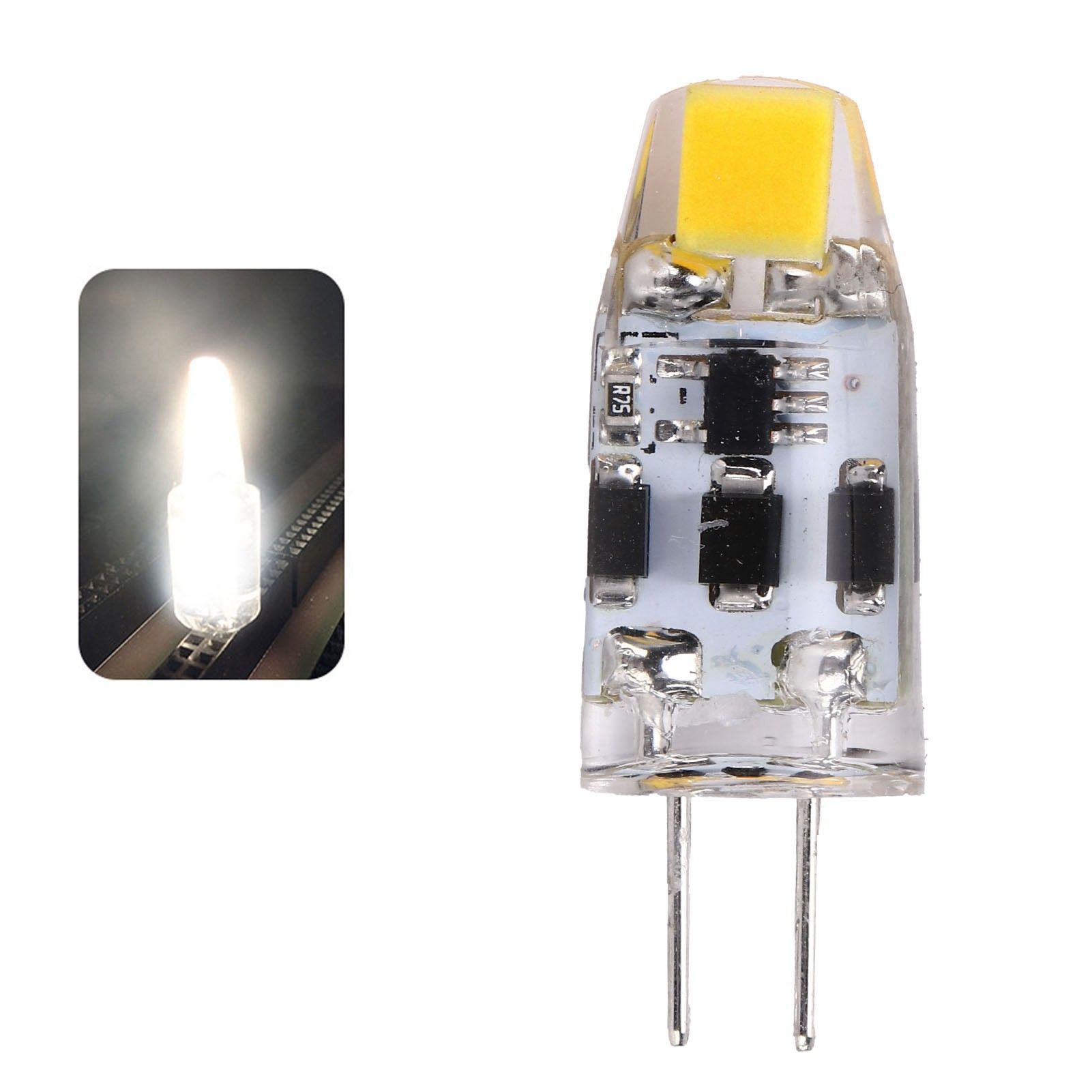 G4 Bulb 2W 200LM 360° Dimming Silicone BiPin LED Bulb for Home Office AC DC view 11