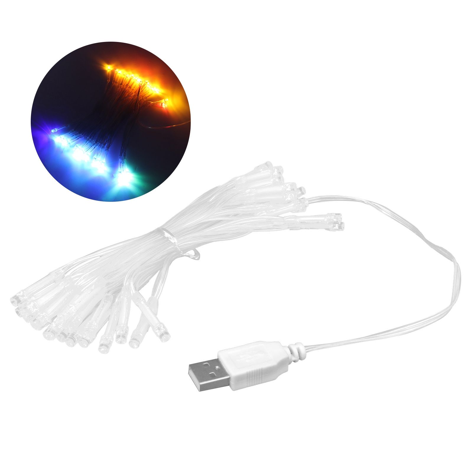Color Light String 40LEDs Decorative Light USB Indoor Party Decoration view 10