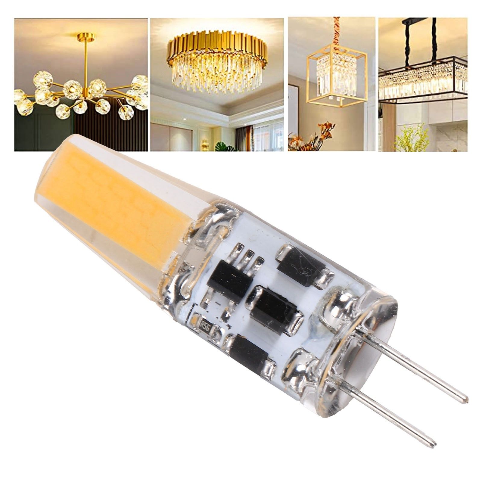 G4 Dimmable Bulb 3W 300LM BiPin Base Light Bulb for Chandelier Wall Lamp AC DC view 12