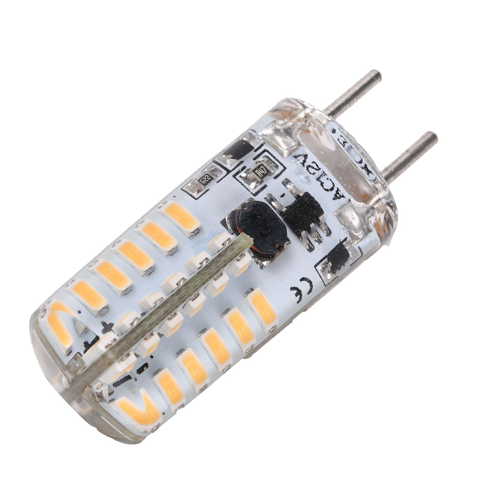 48LED Silicone Bulb 3W 300LM GY6.35 BiPin Bulb AC12V for Chandelier Ceiling view 3