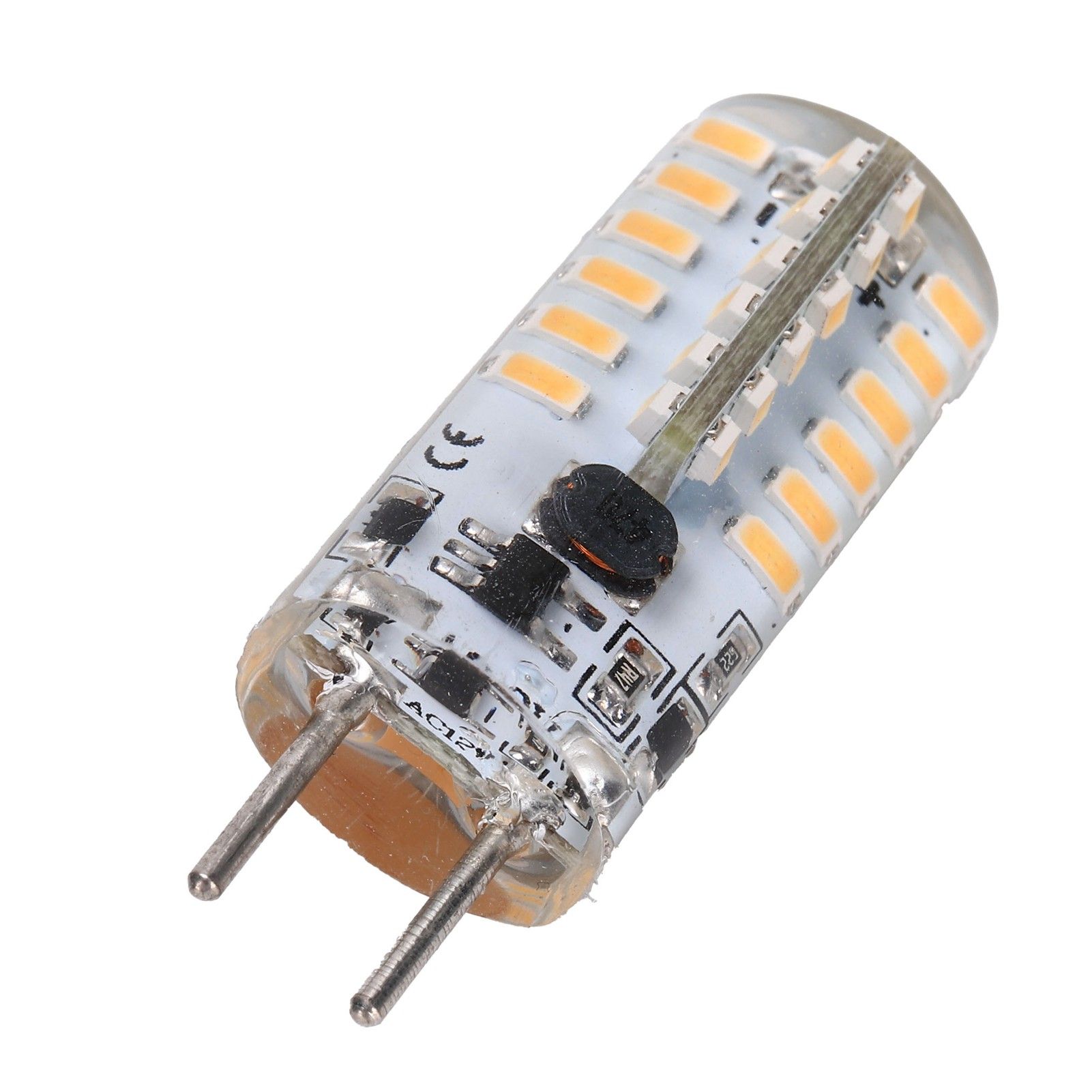 48LED Silicone Bulb 3W 300LM GY6.35 BiPin Bulb AC12V for Chandelier Ceiling view 5