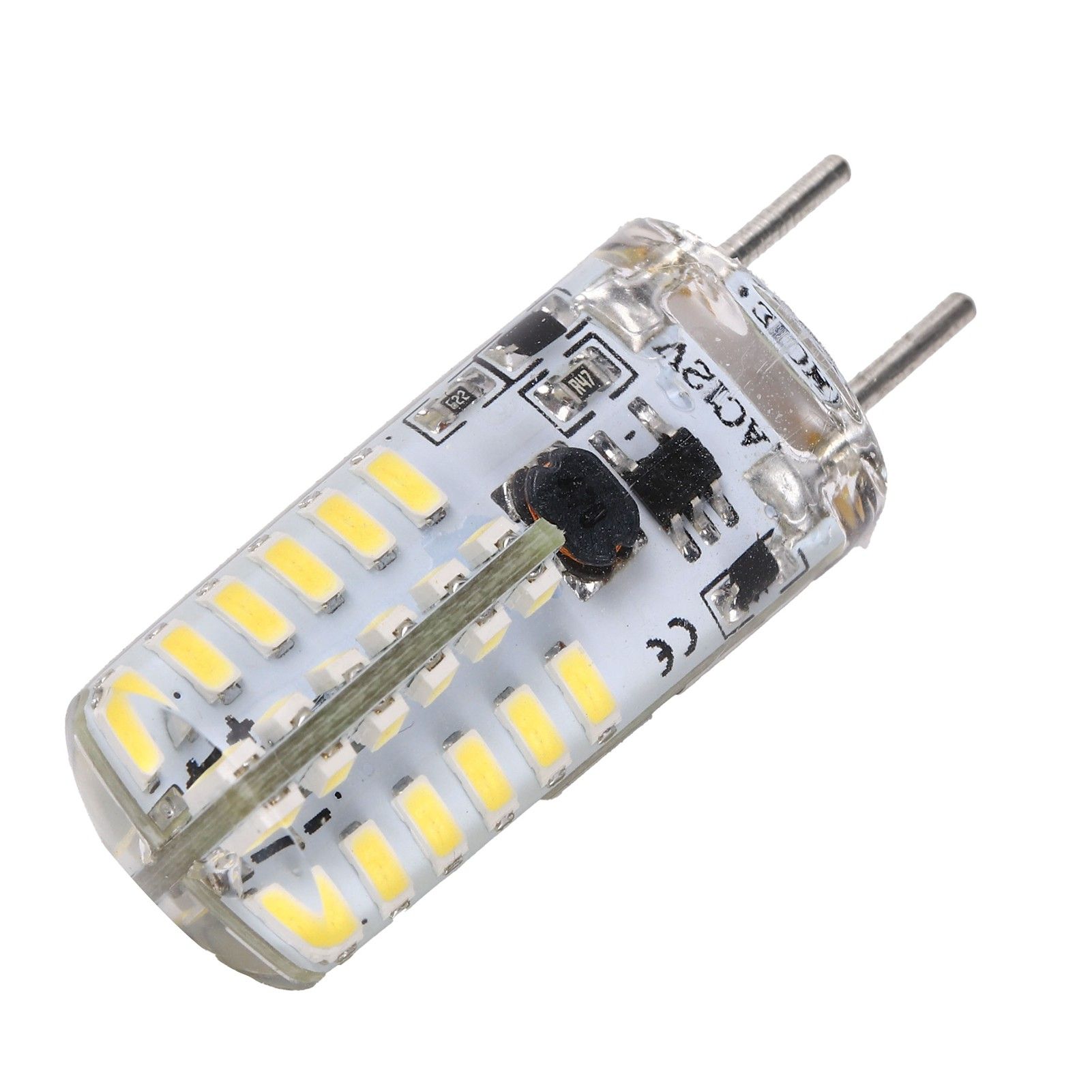 48LED Silicone Bulb 3W 300LM GY6.35 BiPin Bulb AC12V for Chandelier Ceiling view 3