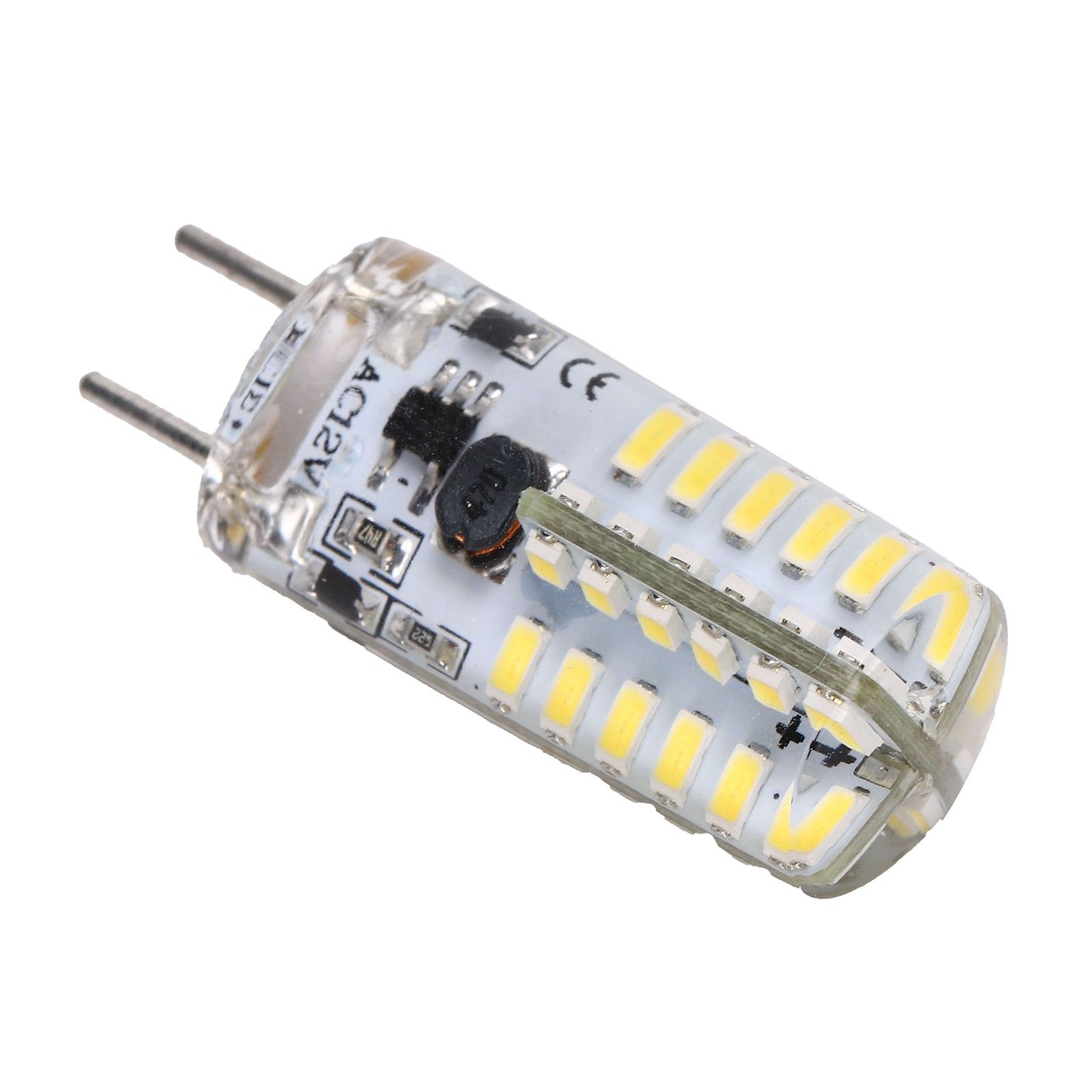 48LED Silicone Bulb 3W 300LM GY6.35 BiPin Bulb AC12V for Chandelier Ceiling view 4
