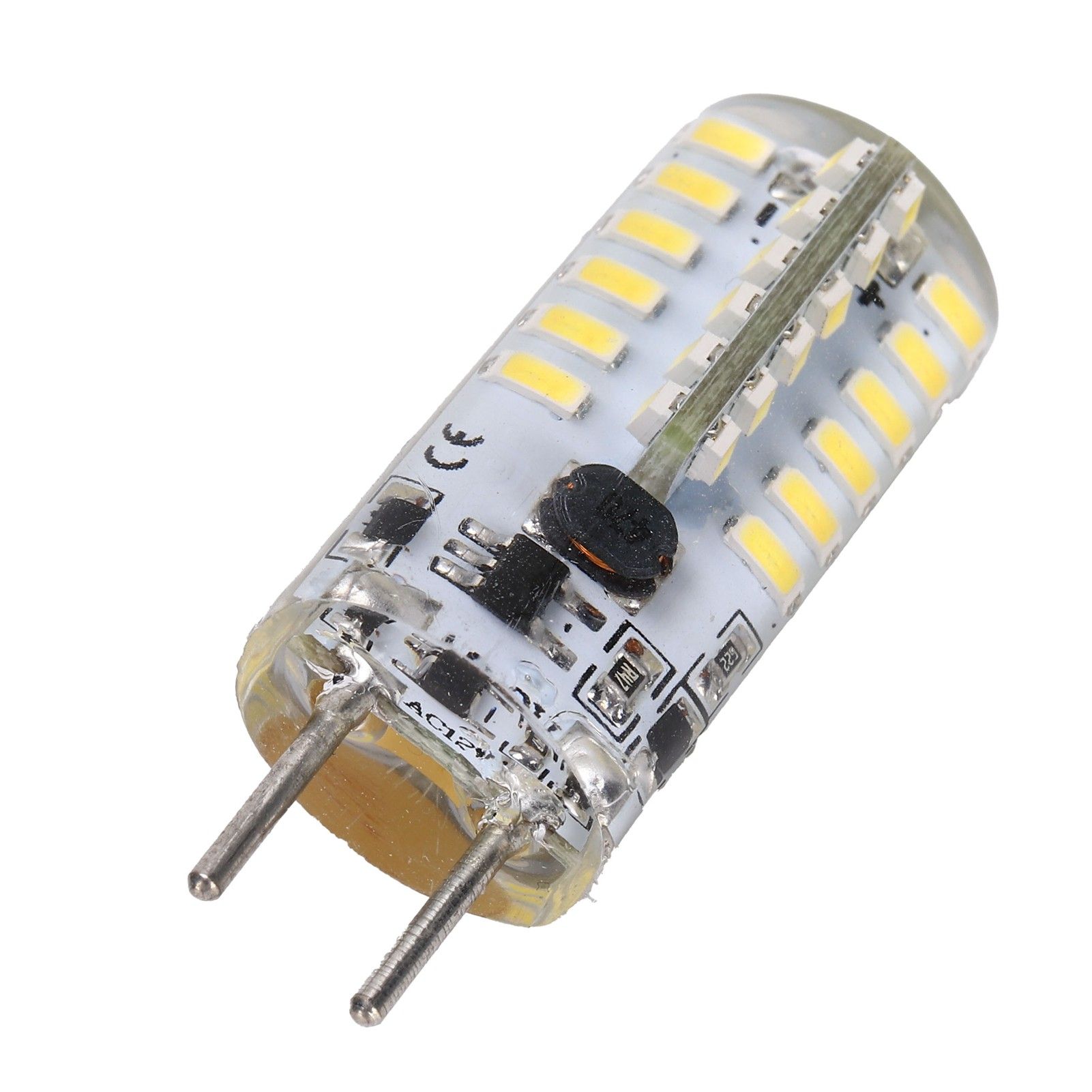 48LED Silicone Bulb 3W 300LM GY6.35 BiPin Bulb AC12V for Chandelier Ceiling view 5